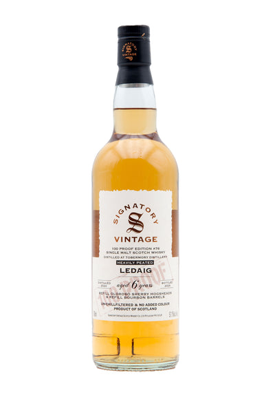 Ledaig 6 Year Old - 2020 | Signatory 100 Proof #76 | Abbey Whisky