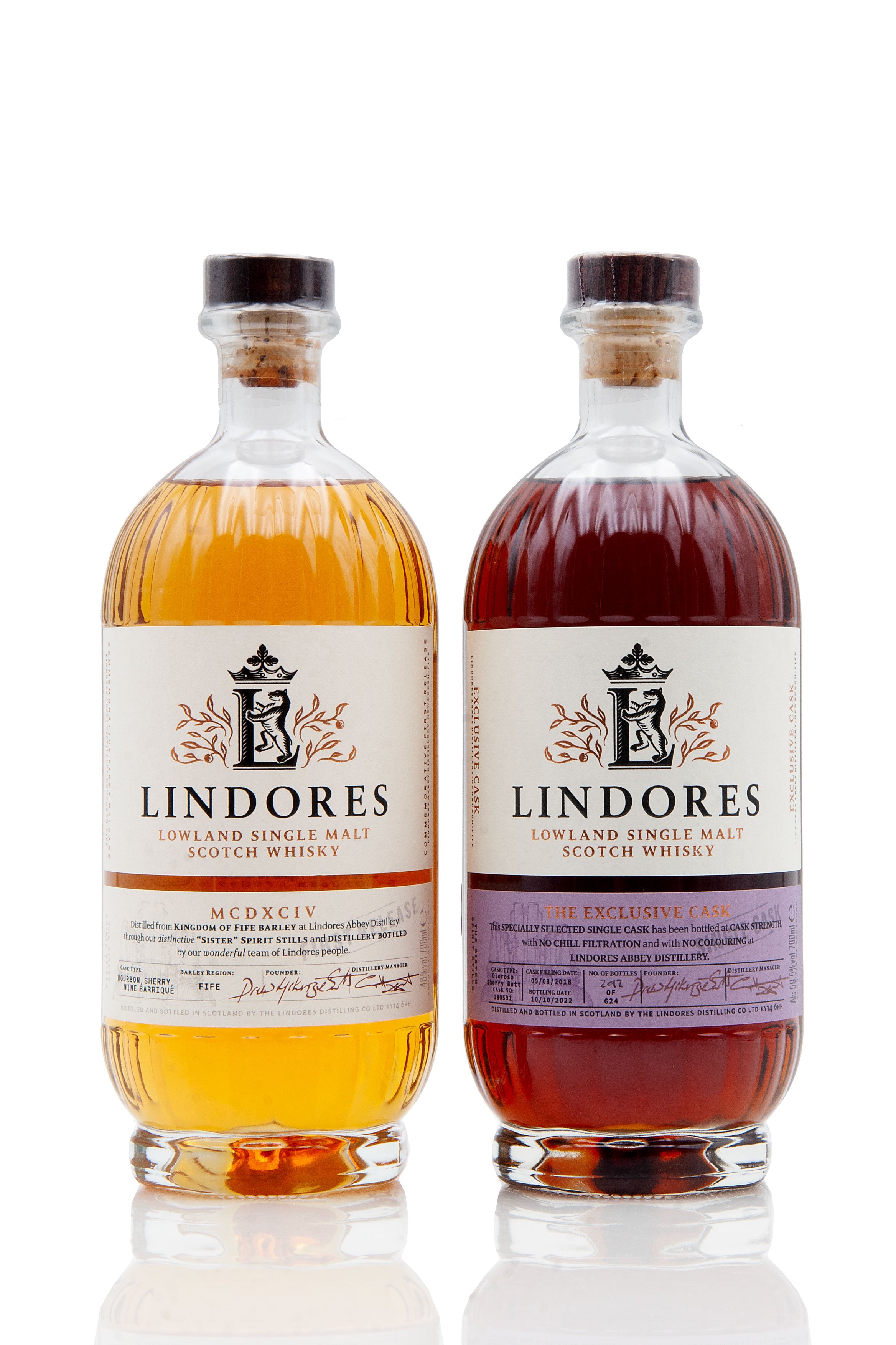 Lindores Abbey Whisky Bundle | Commemorative First Release + Single Cask 591 | Abbey Whisky