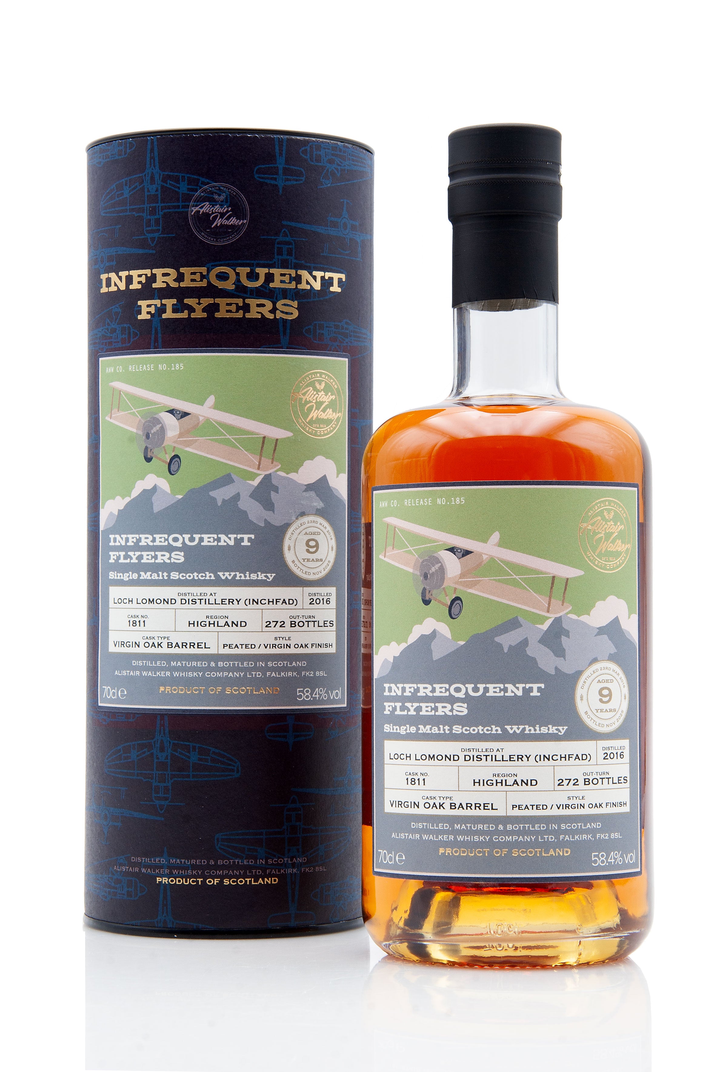 Loch Lomond (Inchfad) - 9 Year Old - 2016 | Cask 1811 | Infrequent Flyers Batch 20 | Abbey Whisky