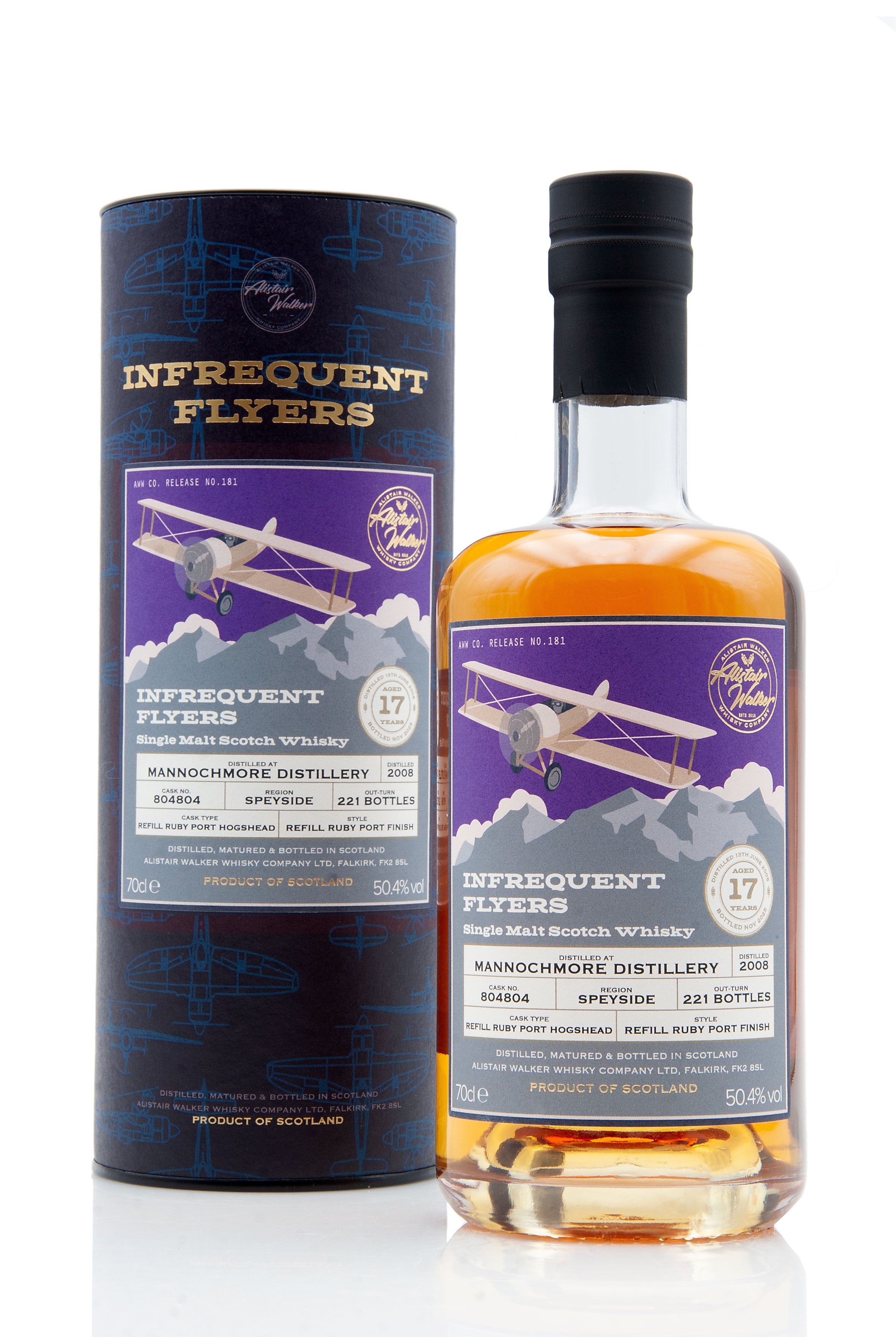 Mannochmore 17 Year Old - 2008 | Cask 804804 | Infrequent Flyers Batch 20 | Abbey Whisky