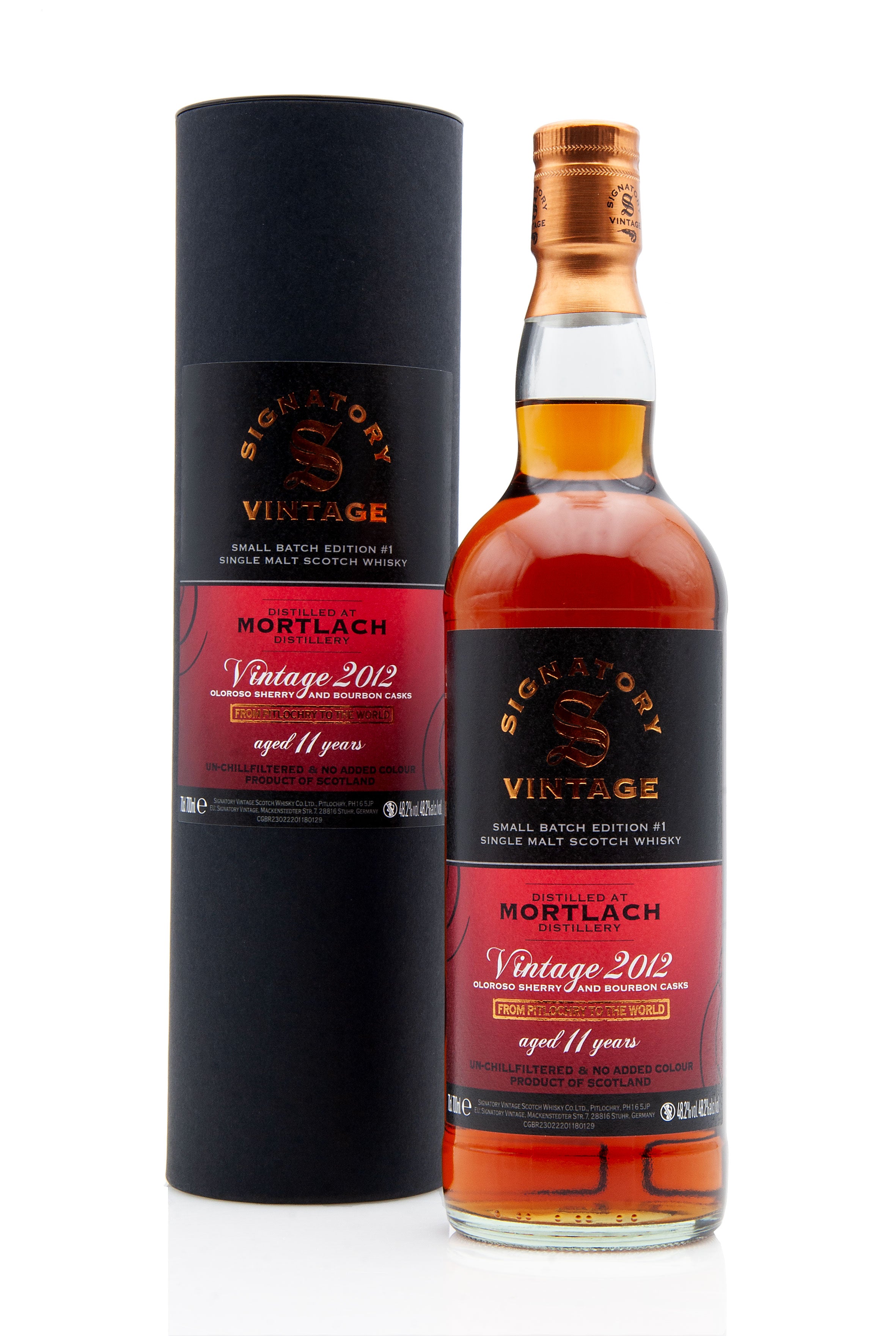 Mortlach 11 Year Old - 2012 | Small Batch Edition No.1 (Signatory) | Abbey Whisky