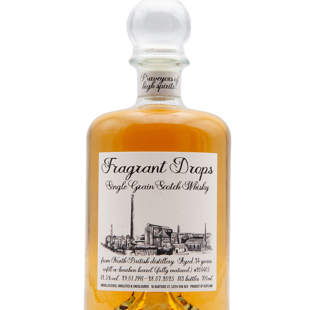 North British 34 Year Old - 1991 | Cask 204405 | Fragrant Drops — Abbey ...