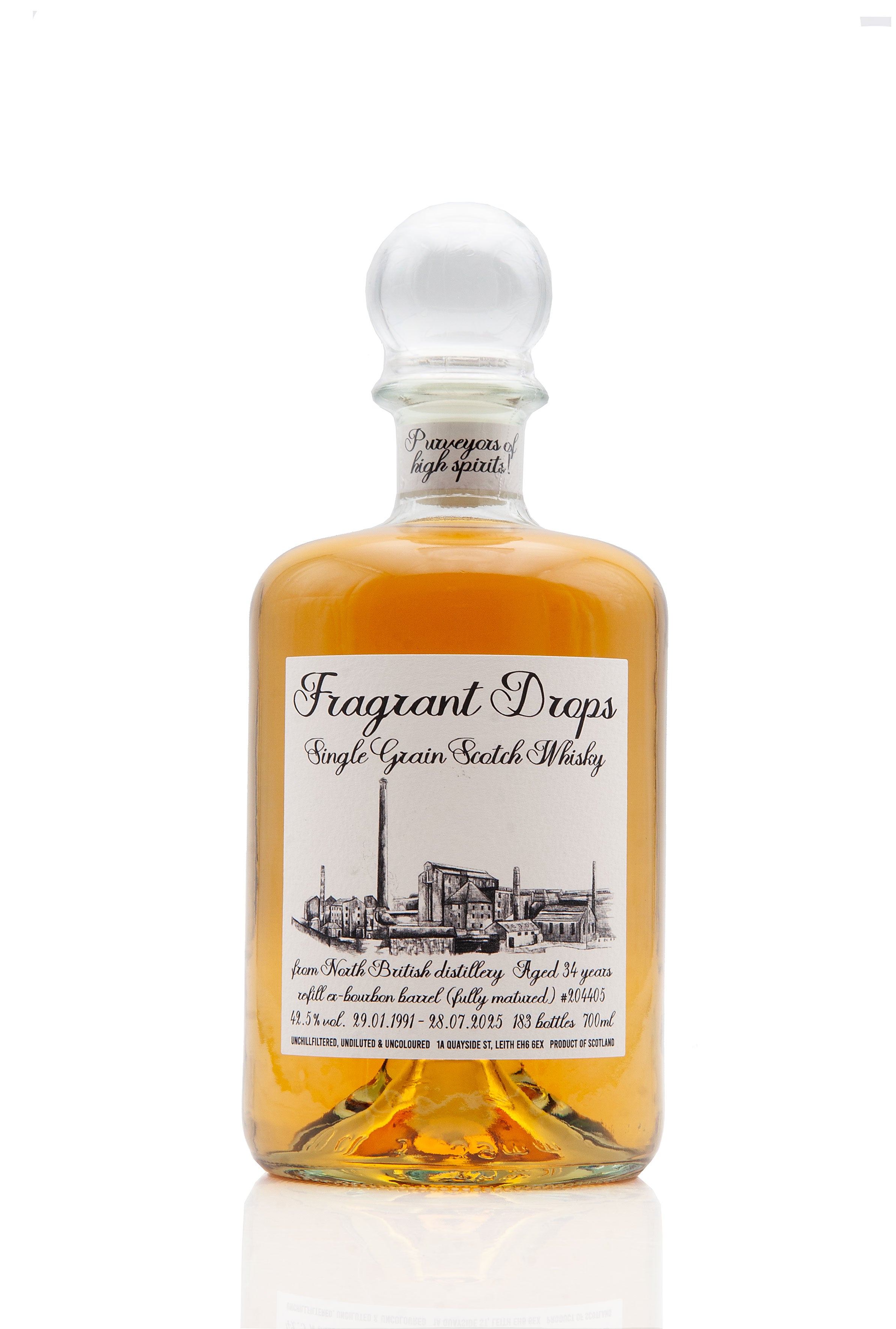 North British 34 Year Old - 1991 | Cask 204405 | Fragrant Drops | Abbey Whisky