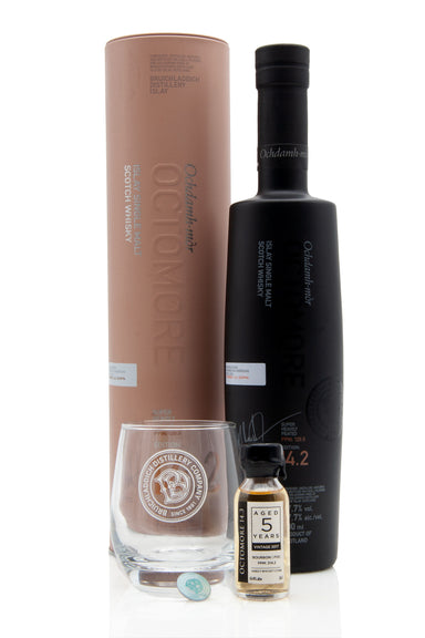 Octomore 14.2 with Glass & Minature