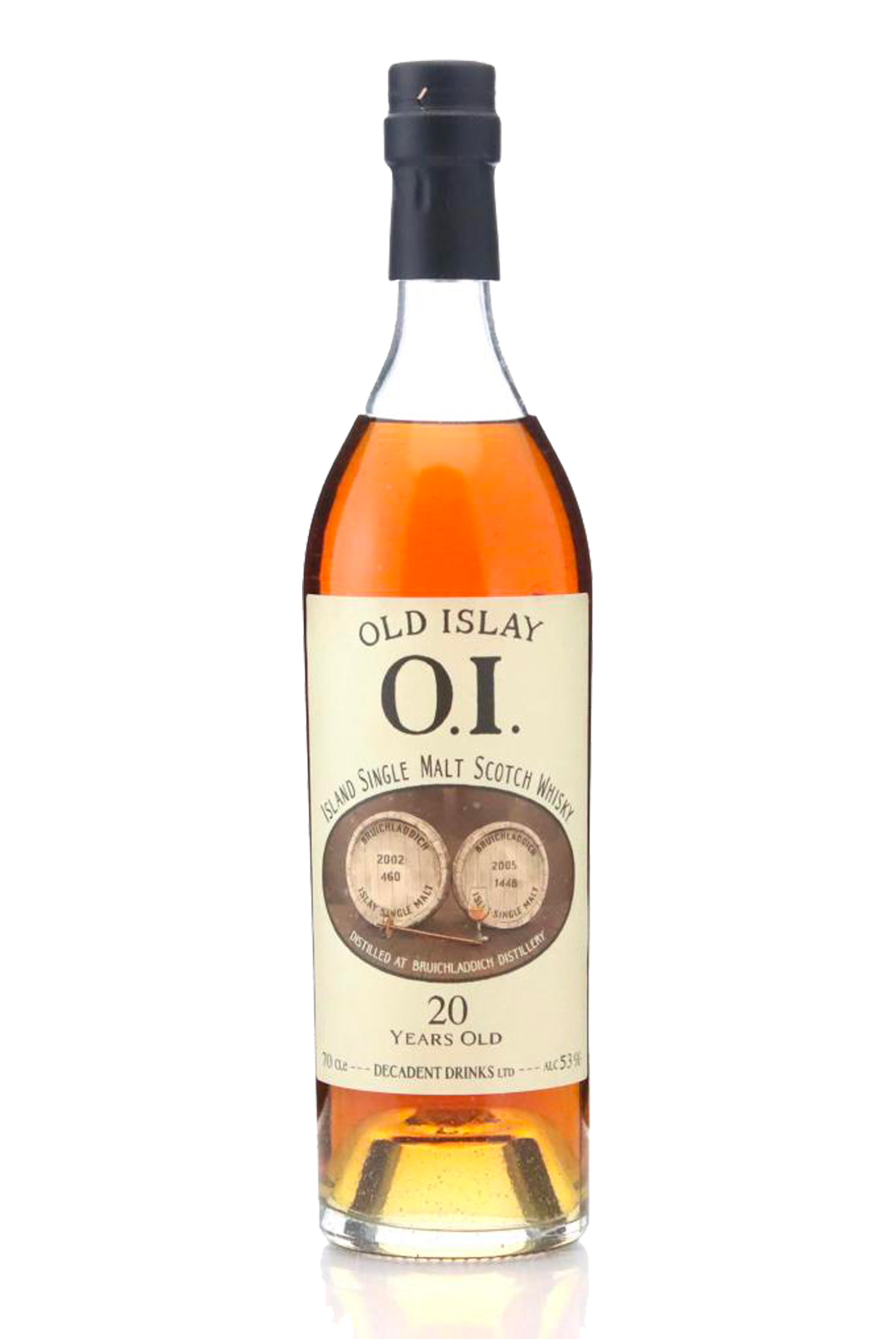 Old Islay - Bruichladdich 20 Year Old | Decadent Drinks | Abbey Whisky