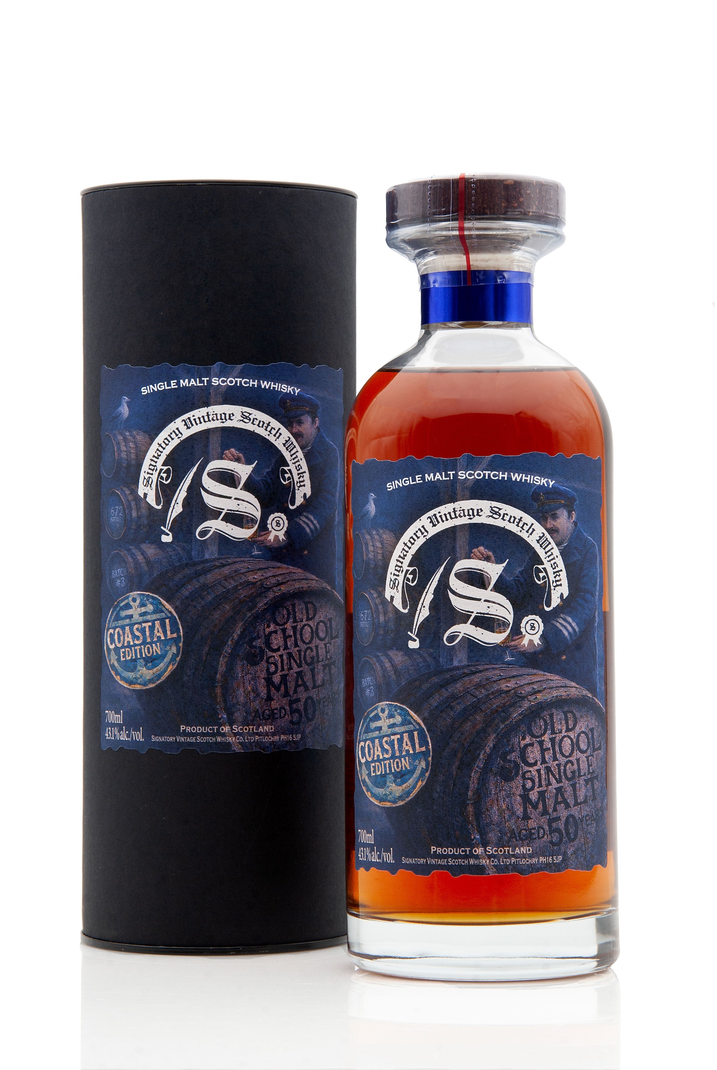 Old School Malt 50 Year Old - 'Coastal Edition' | Signatory | Abbey Whisky