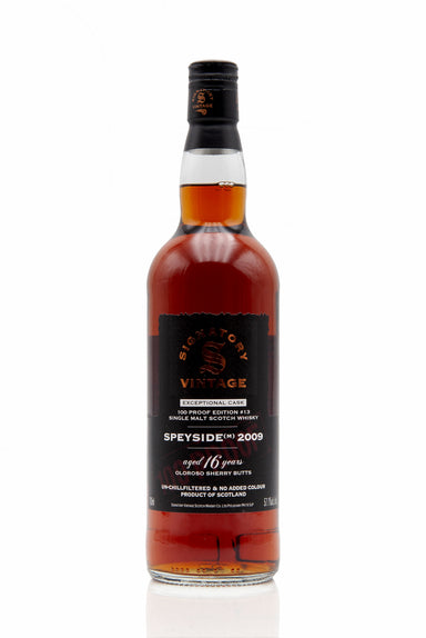 Signatory Vintage 100 Proof Exceptional Cask Speyside M 16 Year Old #13