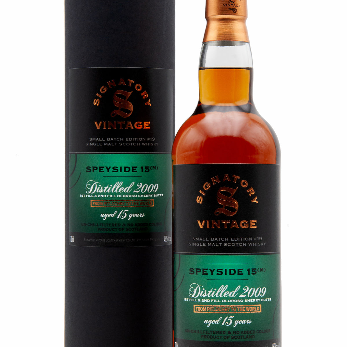 Speyside (M) 15 Year Old - 2009 | Small Batch #19 Signatory