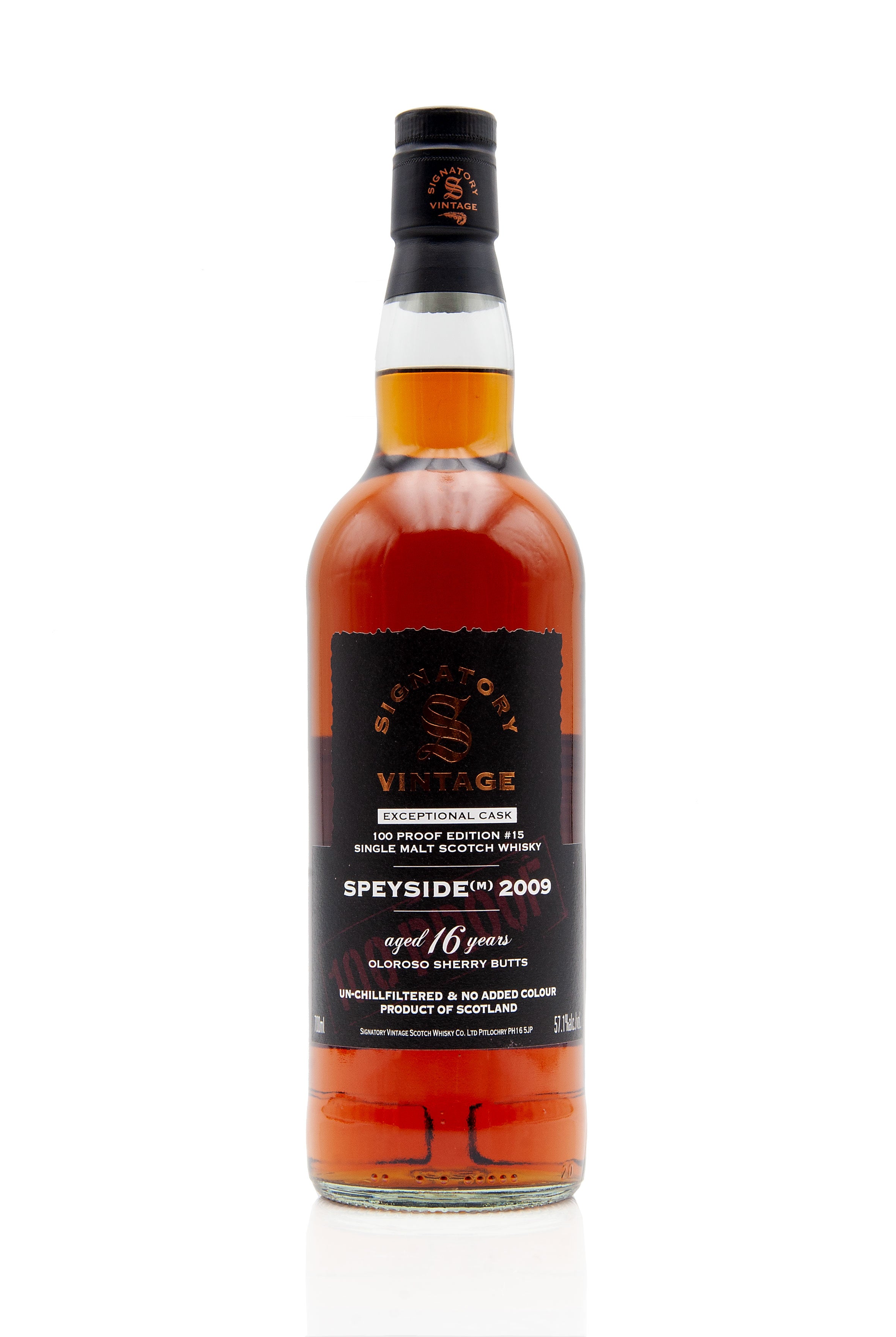 Speyside (M) 16 Year Old | 100 Proof Exceptional #15 (Signatory)