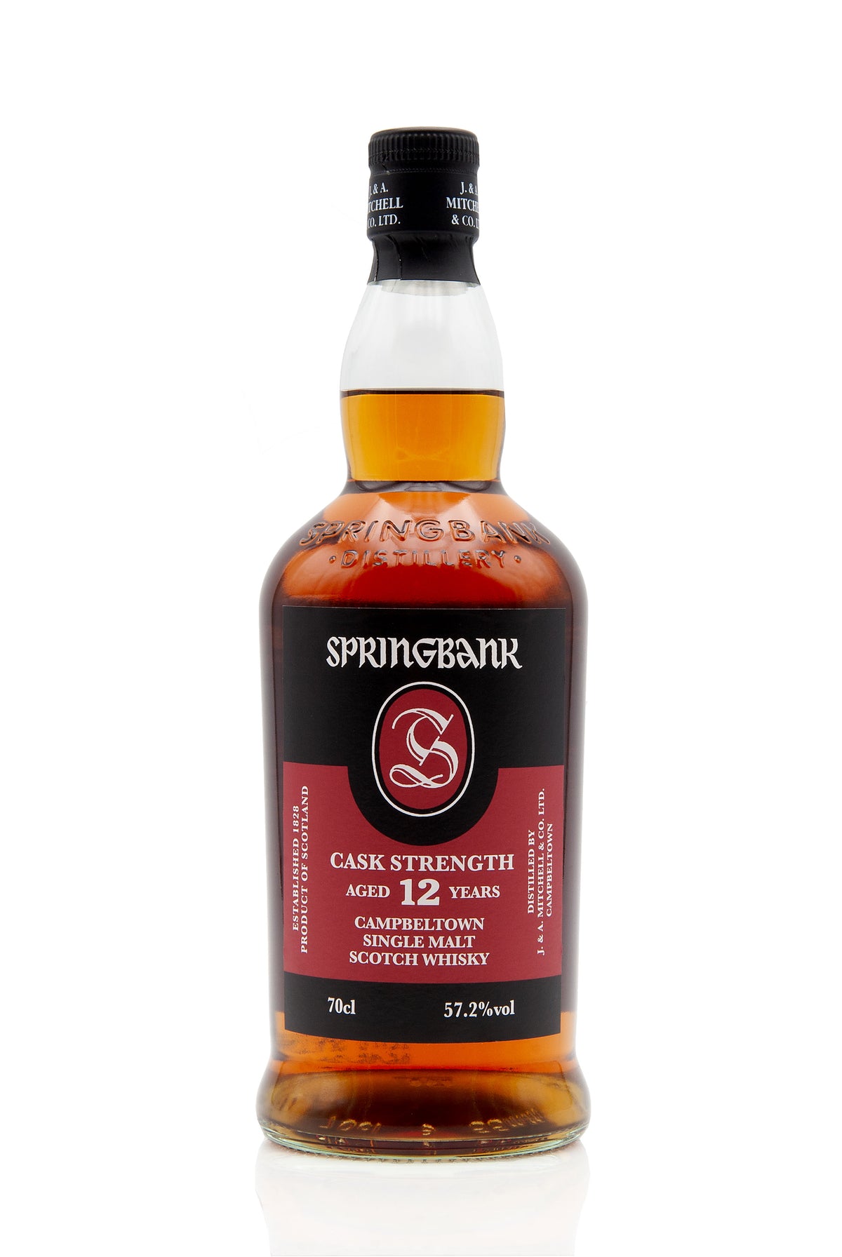 SPRINGBANK CASK STRENGTH 12年 57.2% Springbank 12 Year Old Cask Strength - 57.2% | Campbeltown