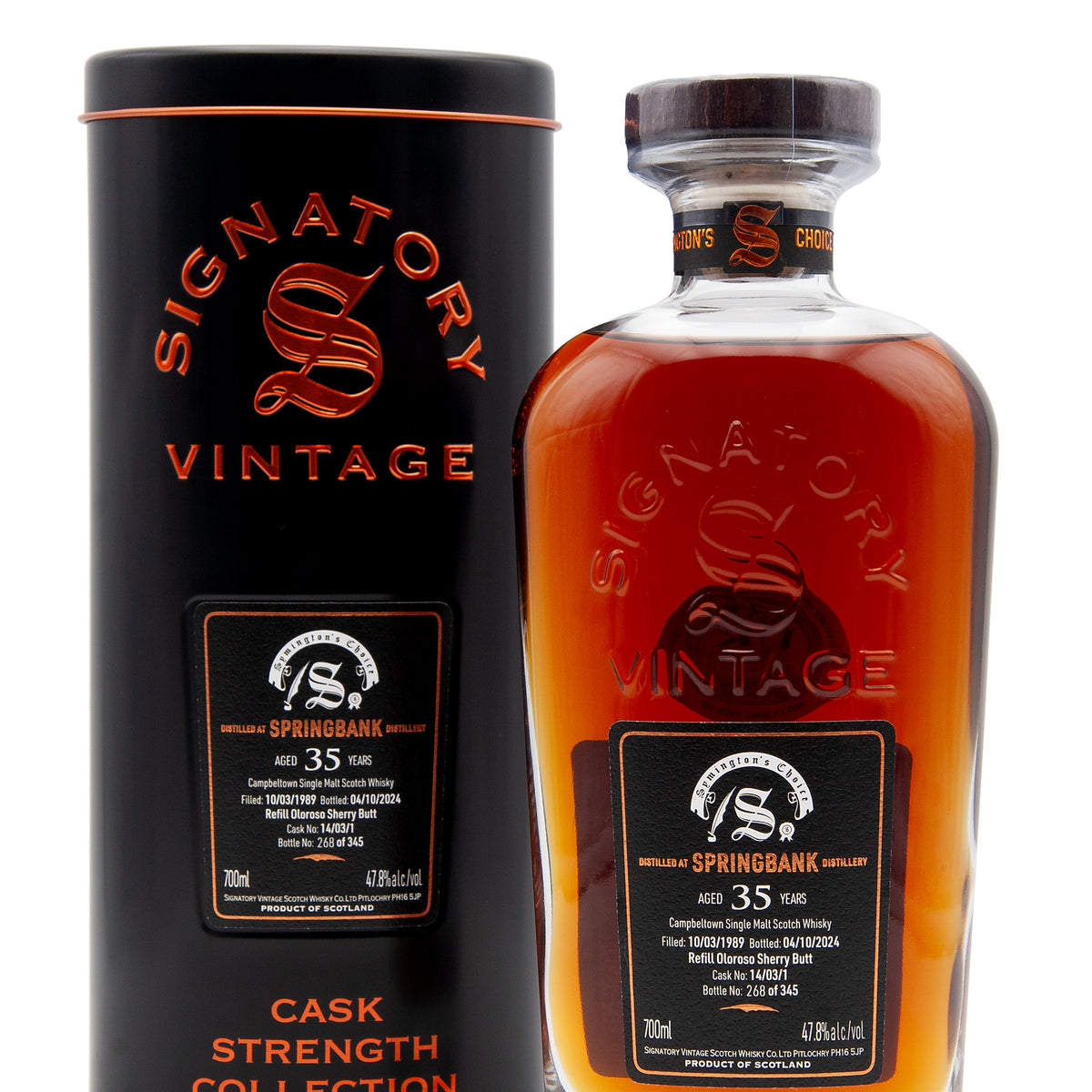 Springbank 35 Year Old 1989 | Cask 14/03/1 | Symington's Signatory