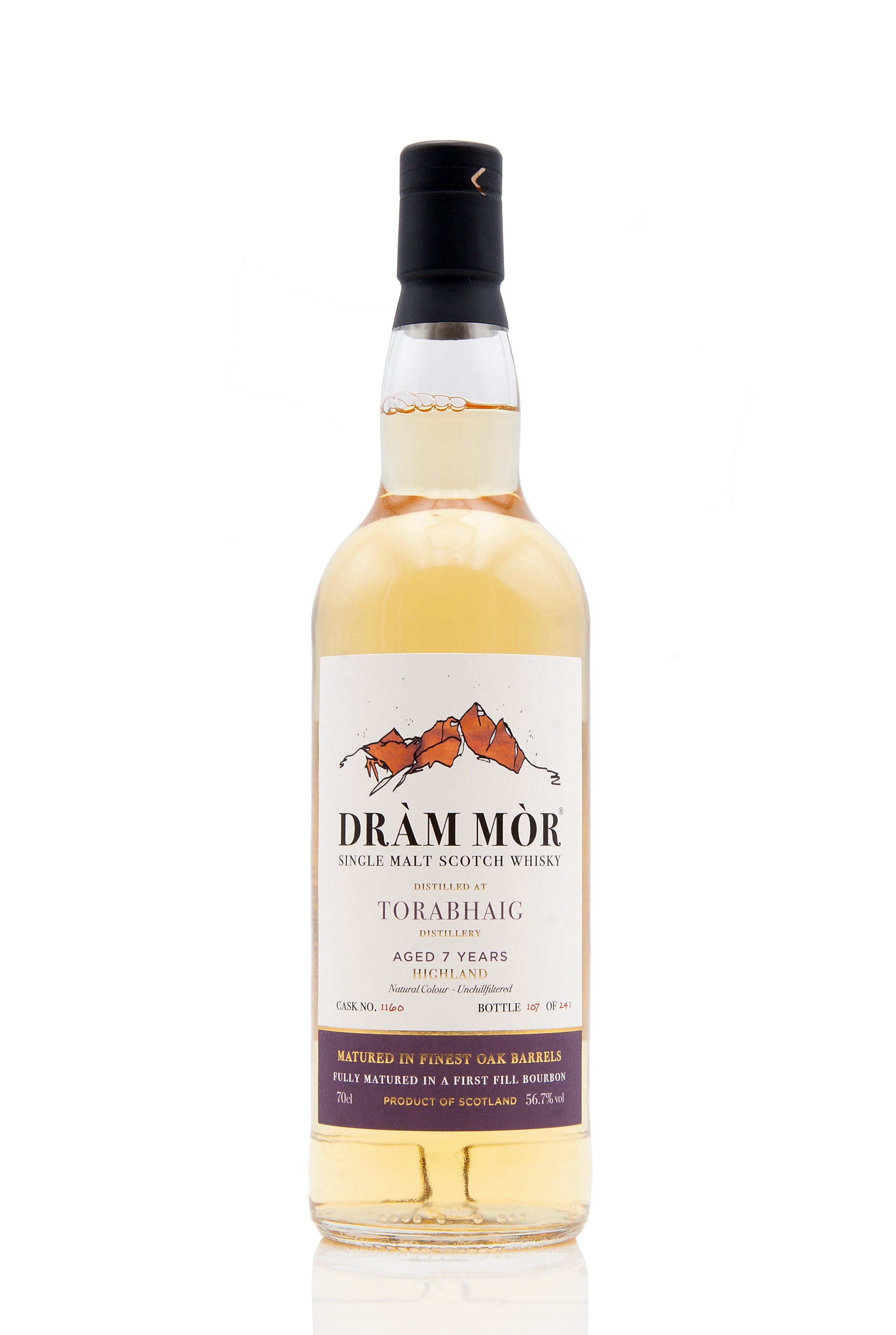Torabhaig 7 Year Old - 2018 | Cask 1160 | Dràm Mòr | Abbey Whisky