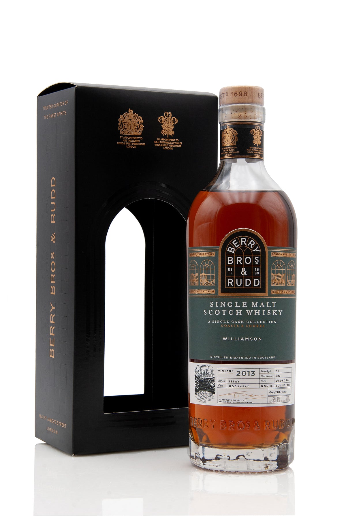 Williamson 2013 Vintage Coast & Shores | Cask 213 | Berry Bros & Rudd ...