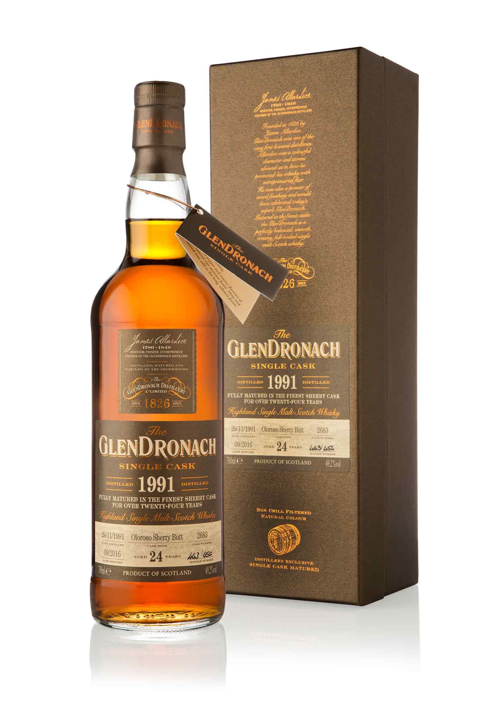 GlenDronach 24 Year Old - 1991 / Single Cask 2683 / Batch 14
