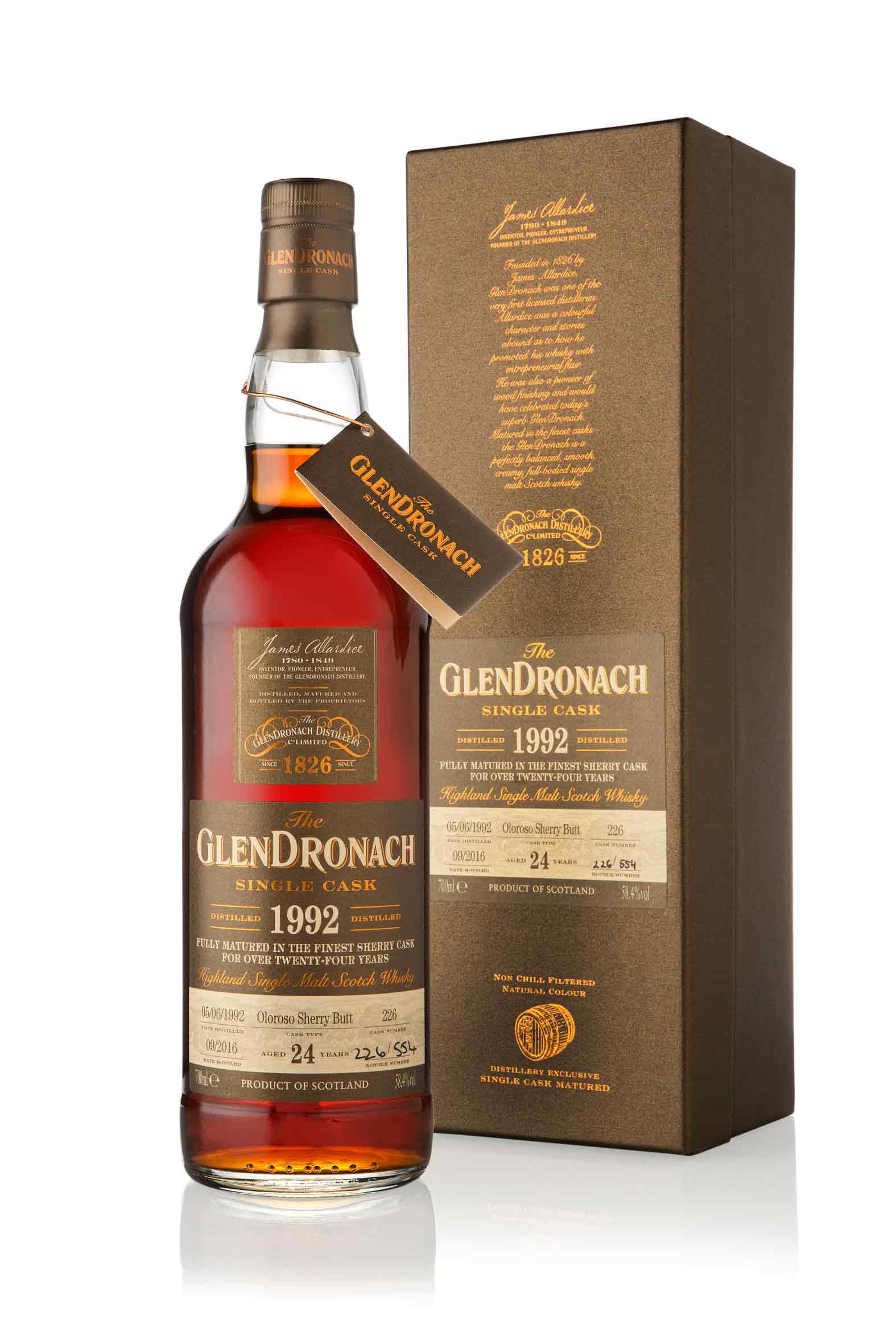 GlenDronach 24 Year Old - 1992 / Single Cask 226 / Batch 14
