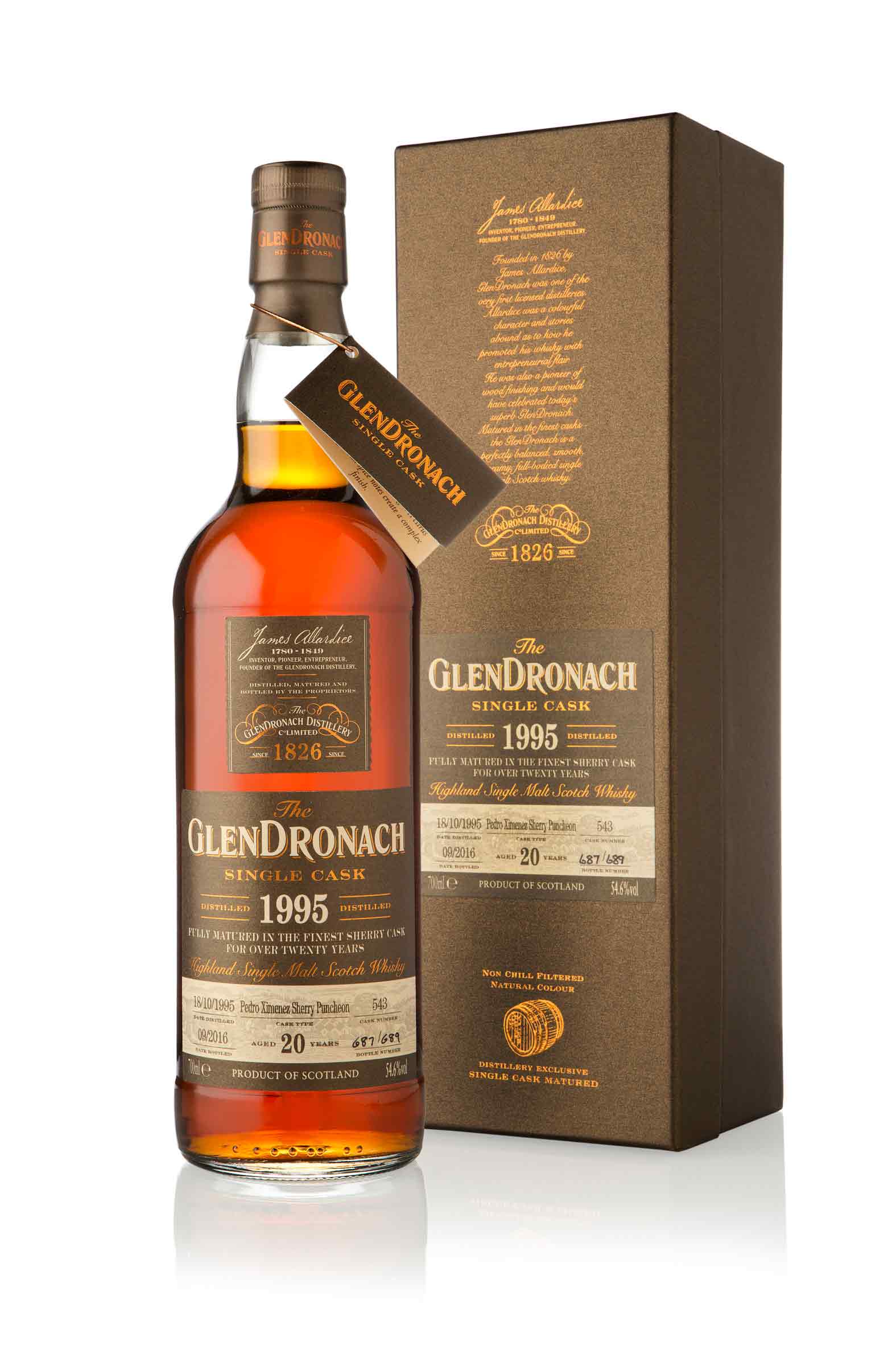 GlenDronach 20 Year Old - 1995 / Single Cask 543 / Batch 14