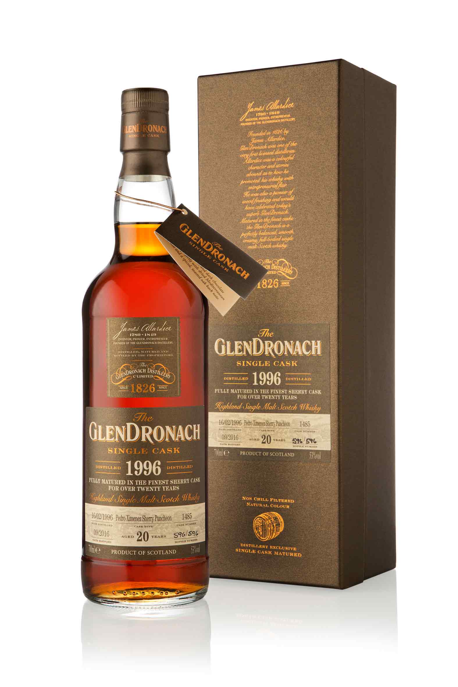 GlenDronach 20 Year Old - 1996 / Single Cask 1485 / Batch 14
