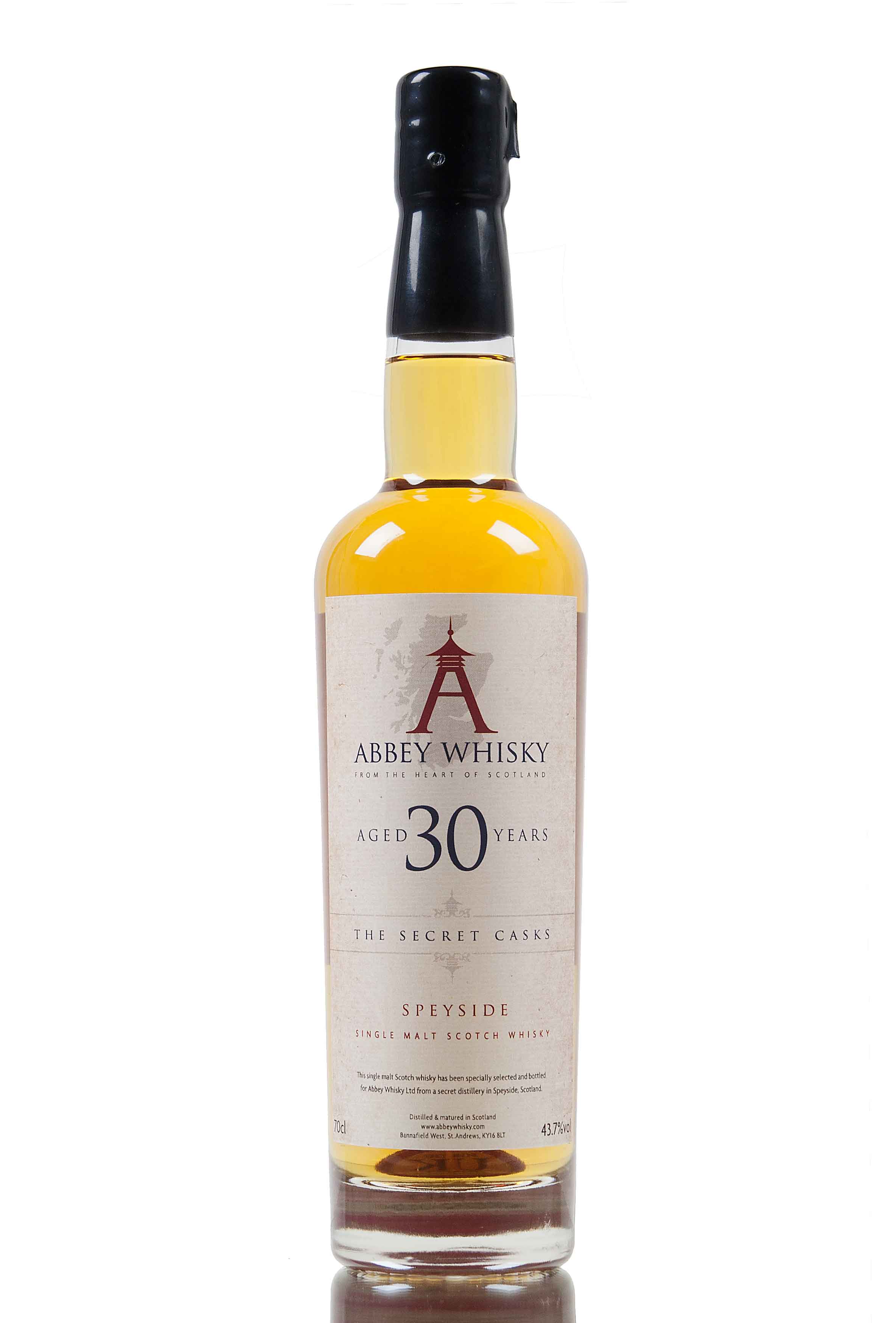Abbey Whisky 30 Year Old Speyside | The Secret Casks Batch 2