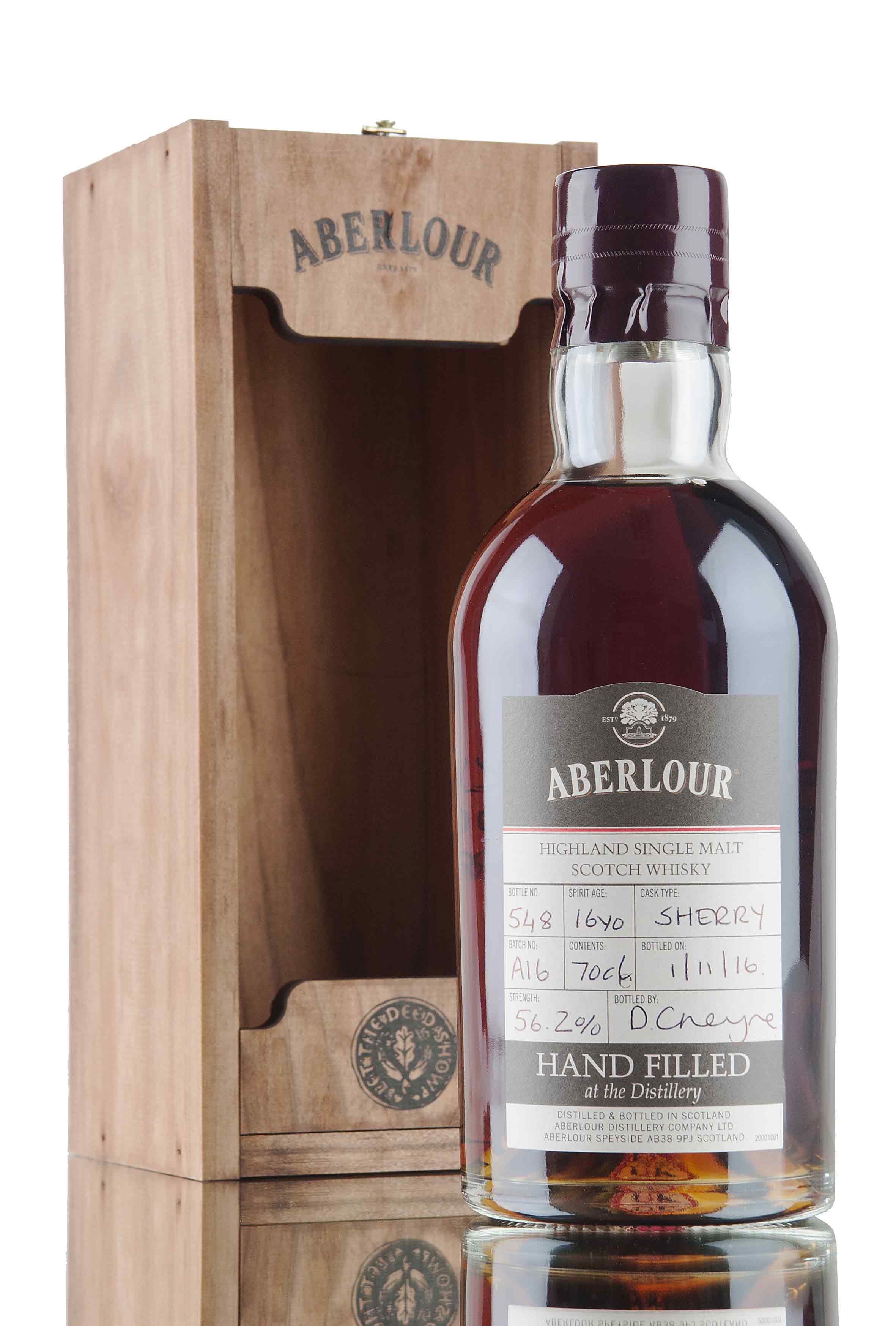 Aberlour 16 Year Old Hand Filled / Batch A16 Sherry Cask