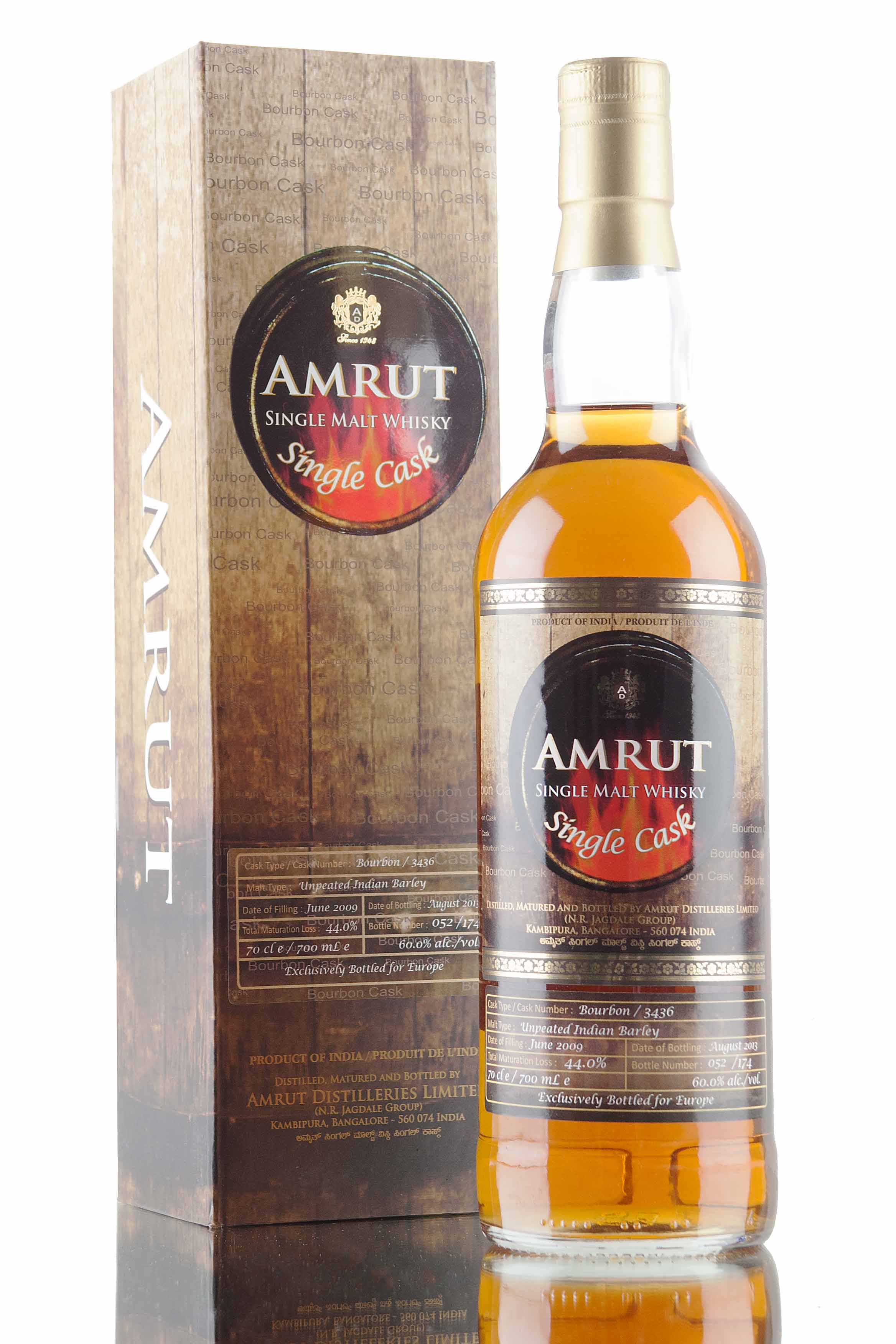 Amrut Bourbon Cask 3436 / Indian Single Malt Whisky