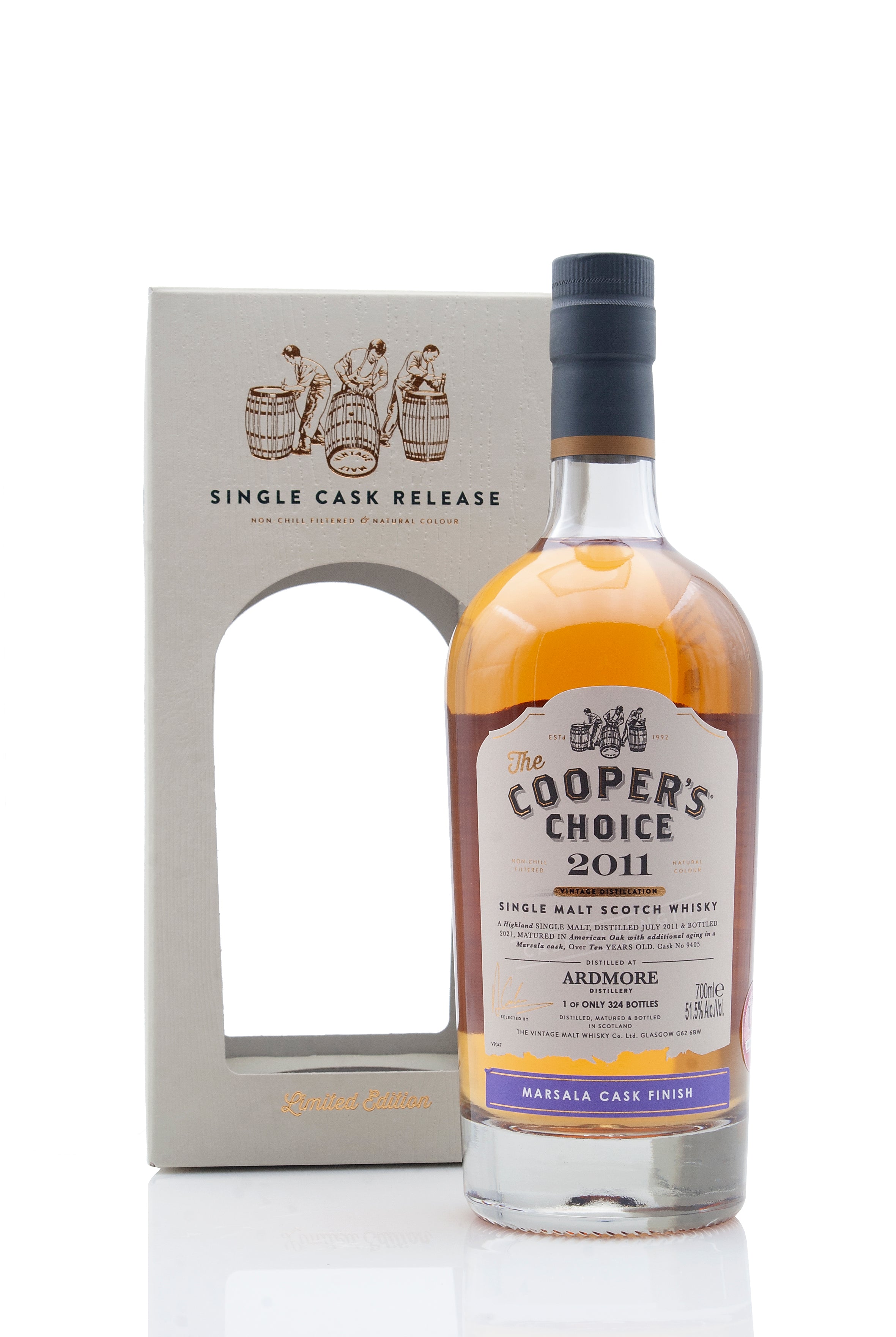 Ardmore 10 Year Old - 2011 | Cask 9405 | The Cooper's Choice | Abbey Whisky