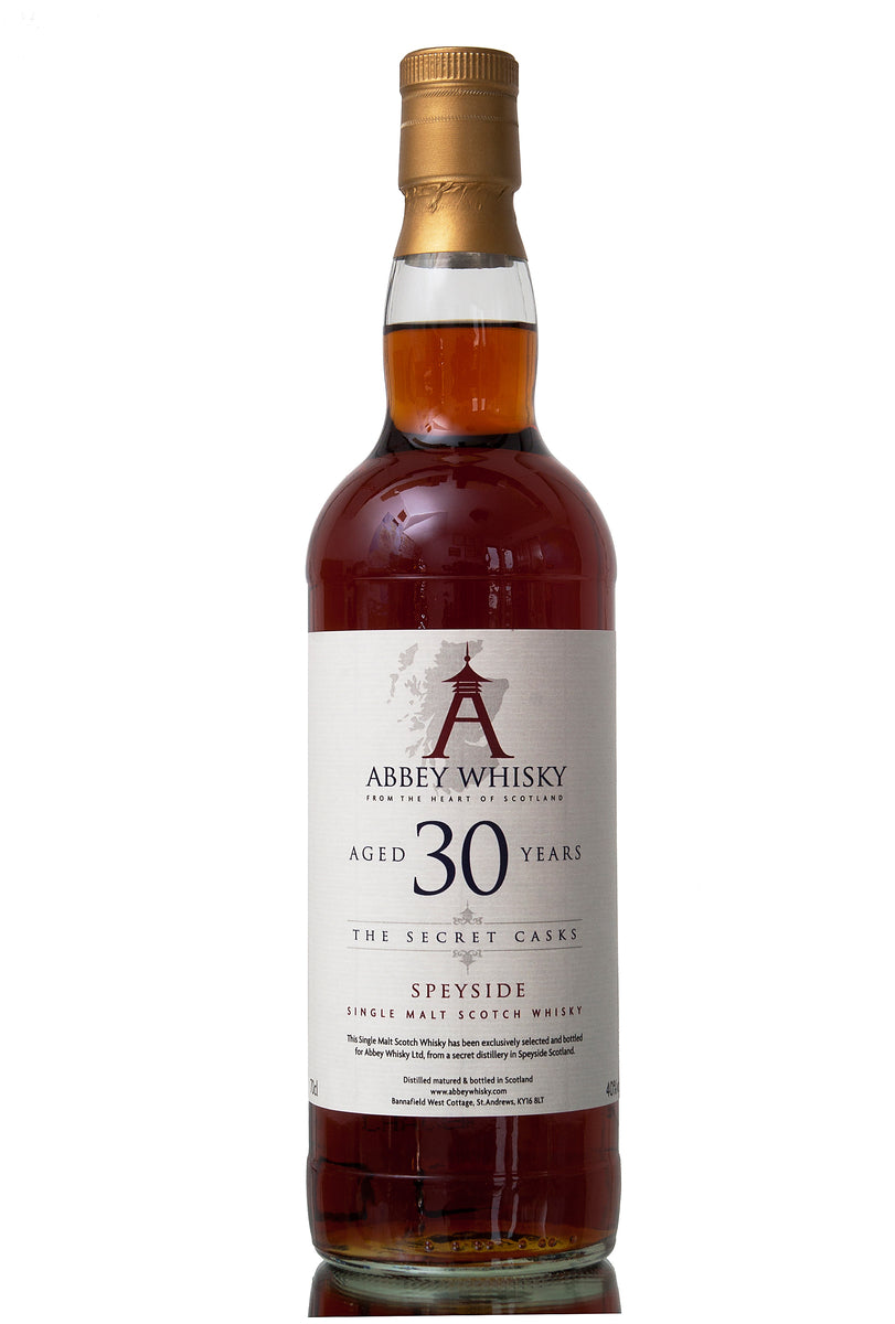 Abbey Whisky 30 Year Old Speyside | The Secret Casks