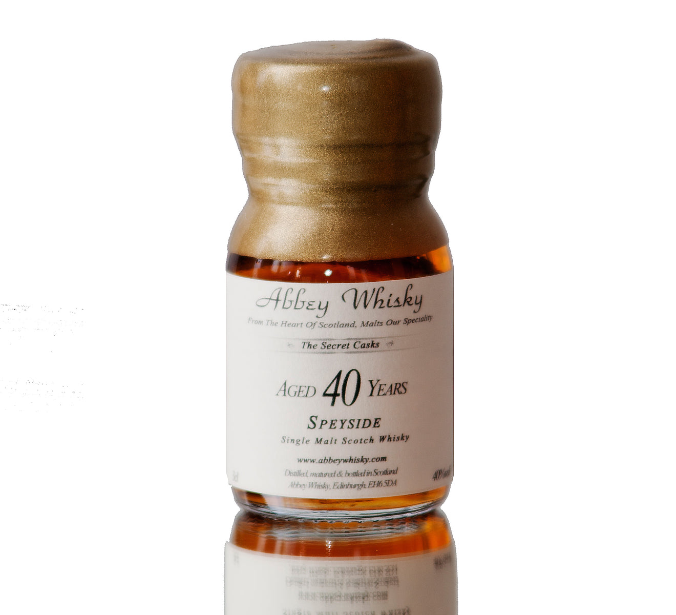 Abbey Whisky / 40 Year Old Speyside / 3cl