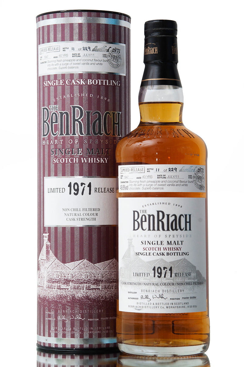 BenRiach 1971 / 40 Year Old / Single Cask 1947