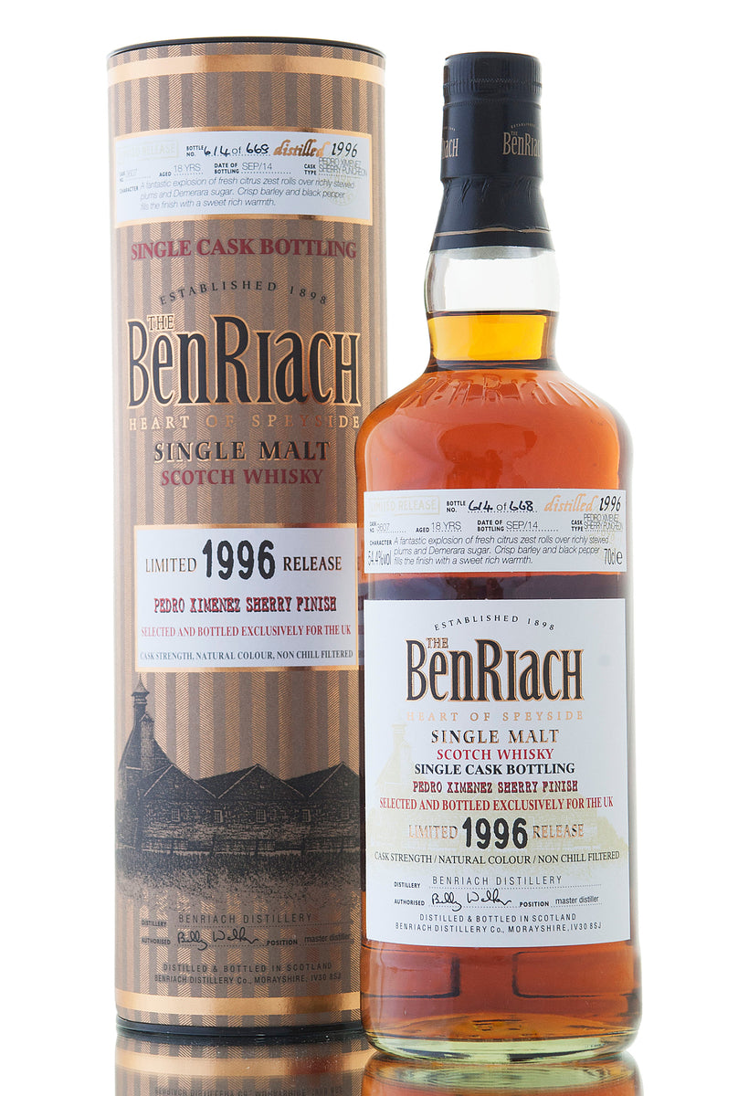 BenRiach 1996 / 18 Year Old / Cask #3607 / UK Exclusive