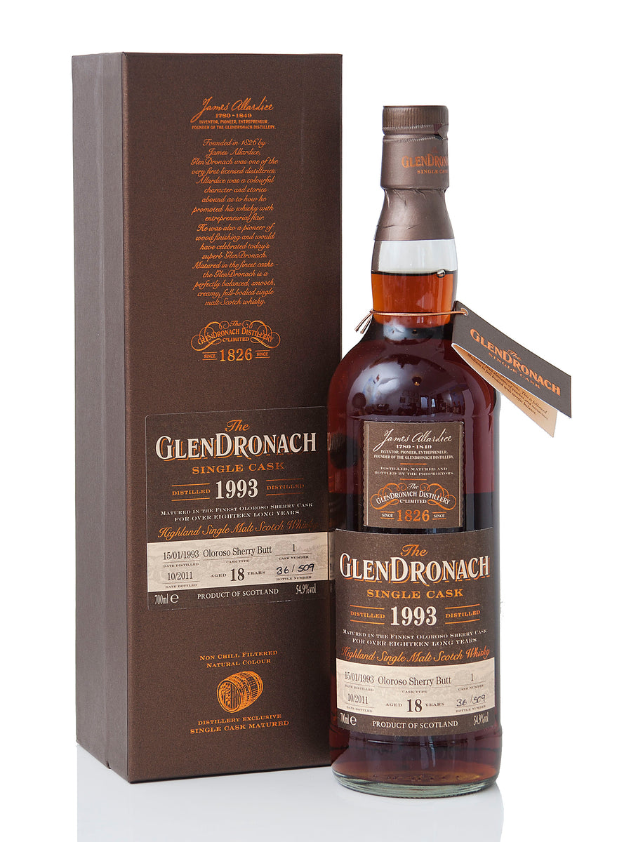 Glendronach 1993 / 18 Year Old / Cask 1