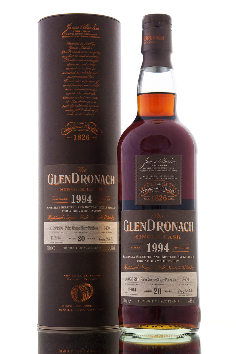 Glendronach 20 Year Old - 1994 | Cask #3400 | AW Exclusive