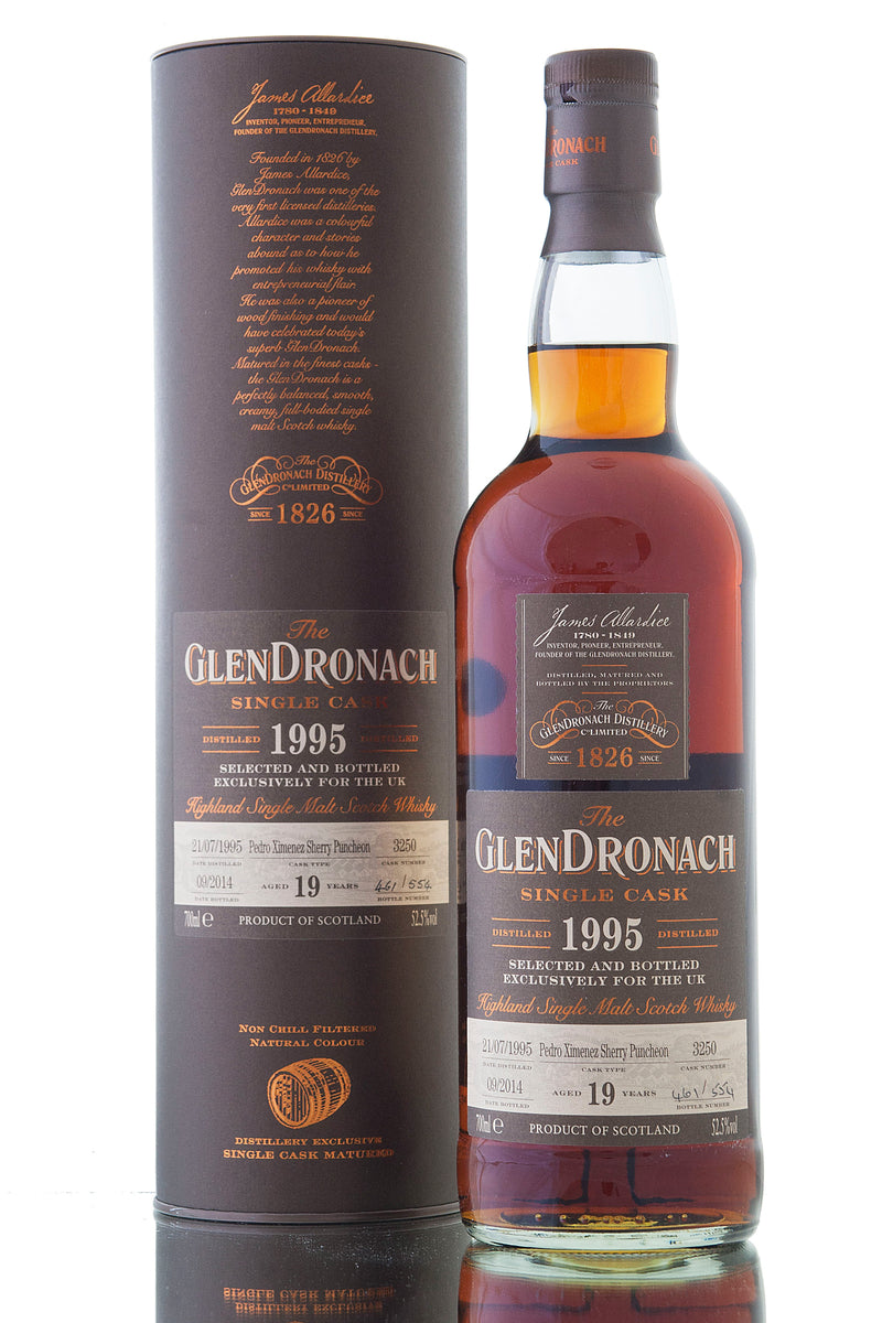 Glendronach 1995 / 19 Year Old / Cask 3250 / UK Exclusive