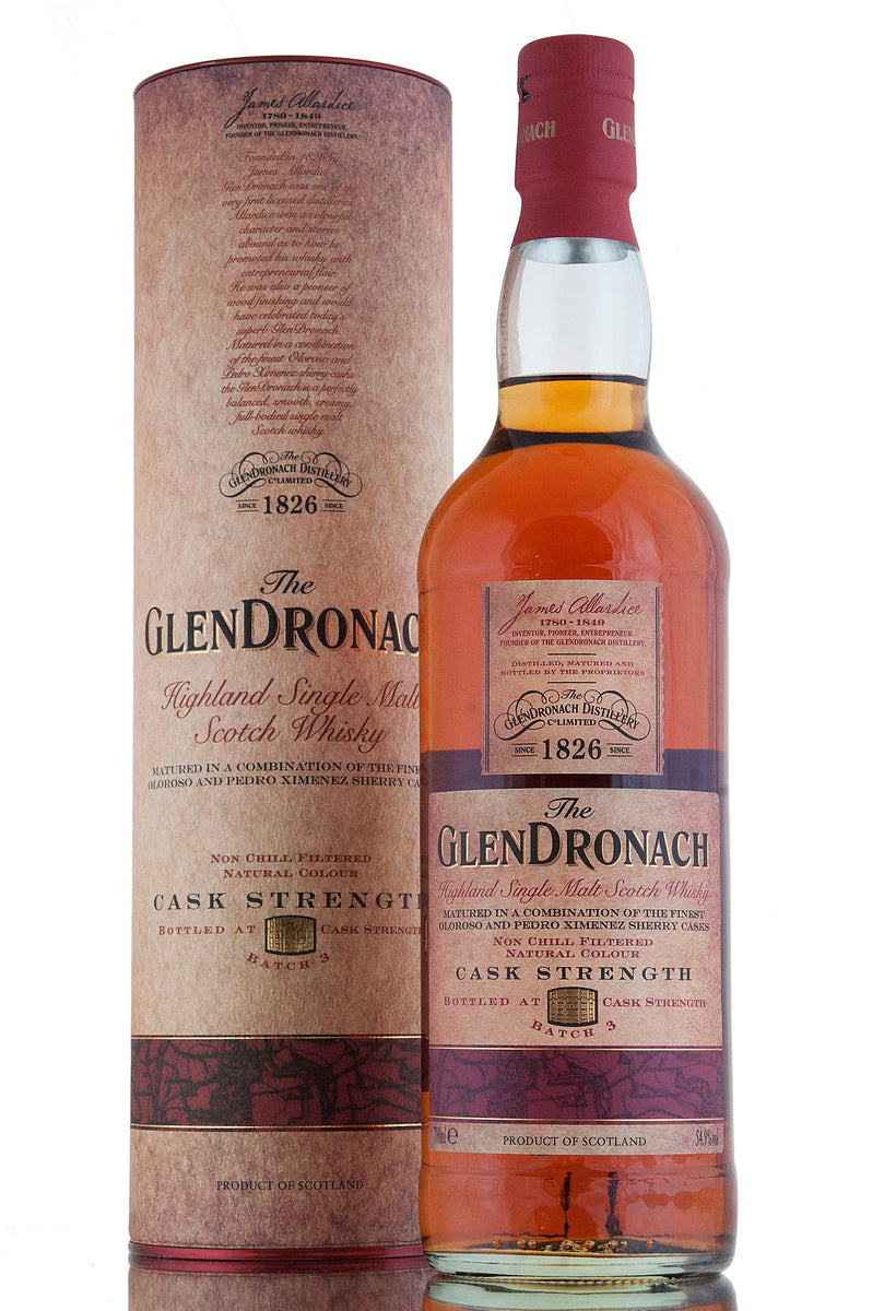 Glendronach Cask Strength / Batch 3 — Abbey Whisky
