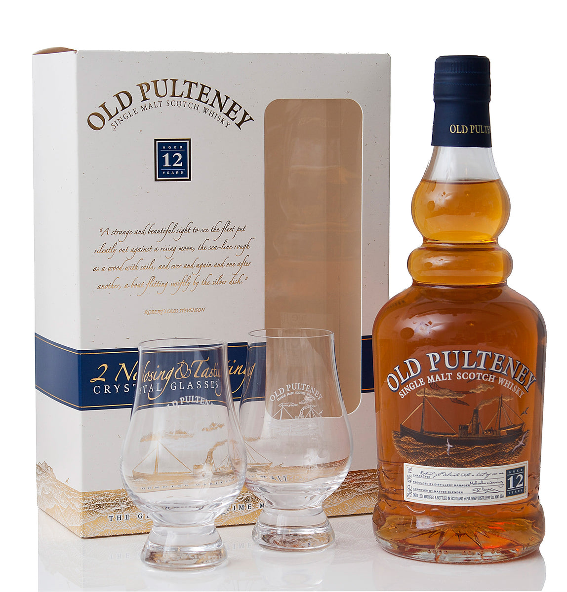 Old Pulteney 12 Year Old / With 2 Tasting Glasses