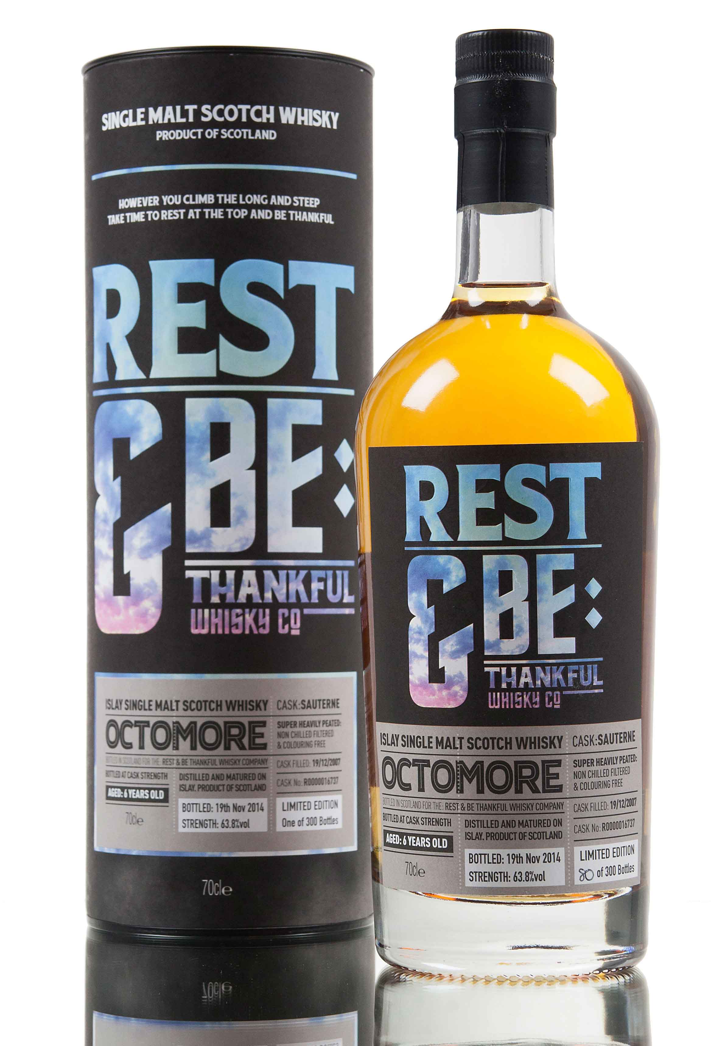 Bruichladdich Octomore 6 Year Old - 2007 / Cask 16737