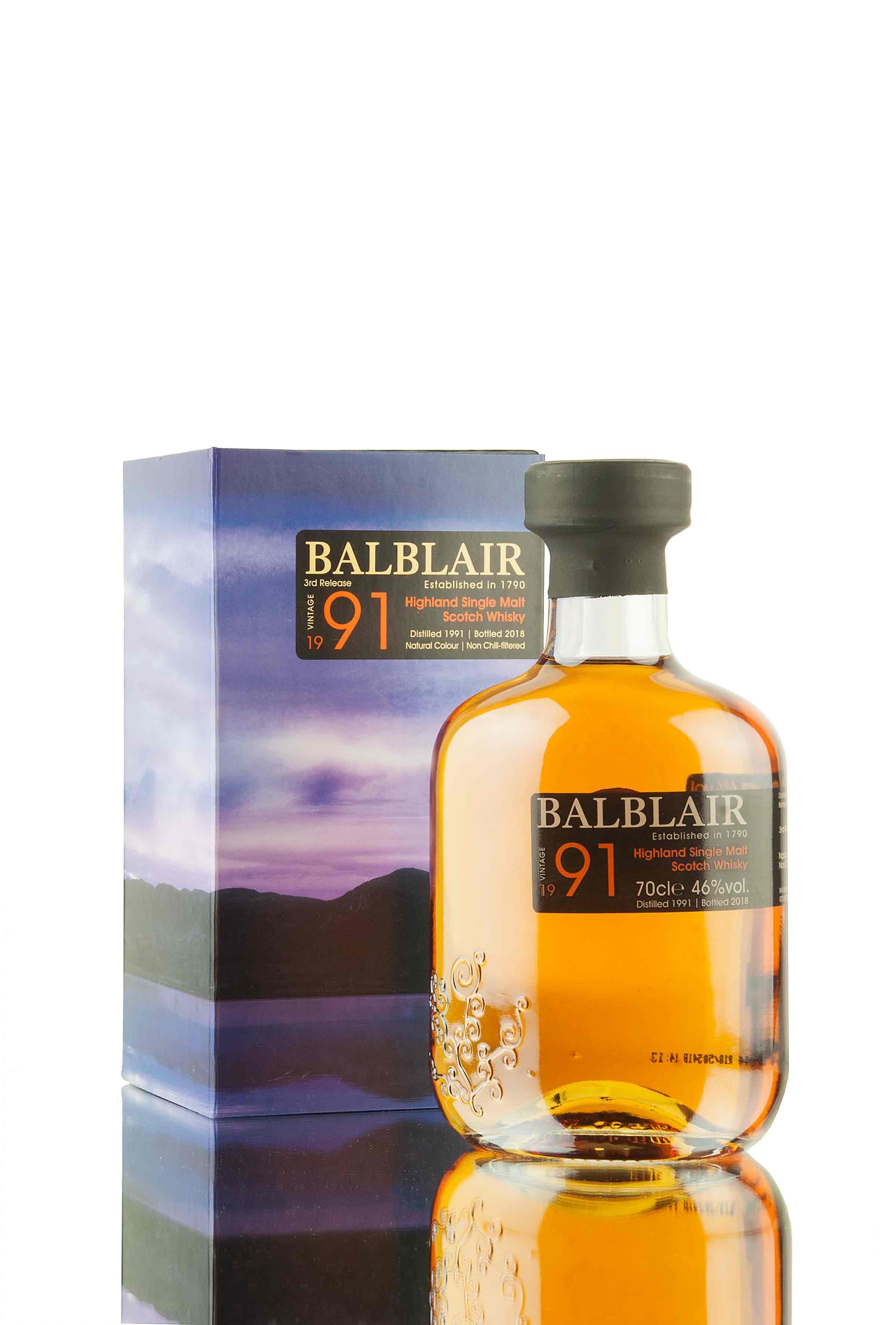 Balblair 1991 3rd Release | Bottled 2018