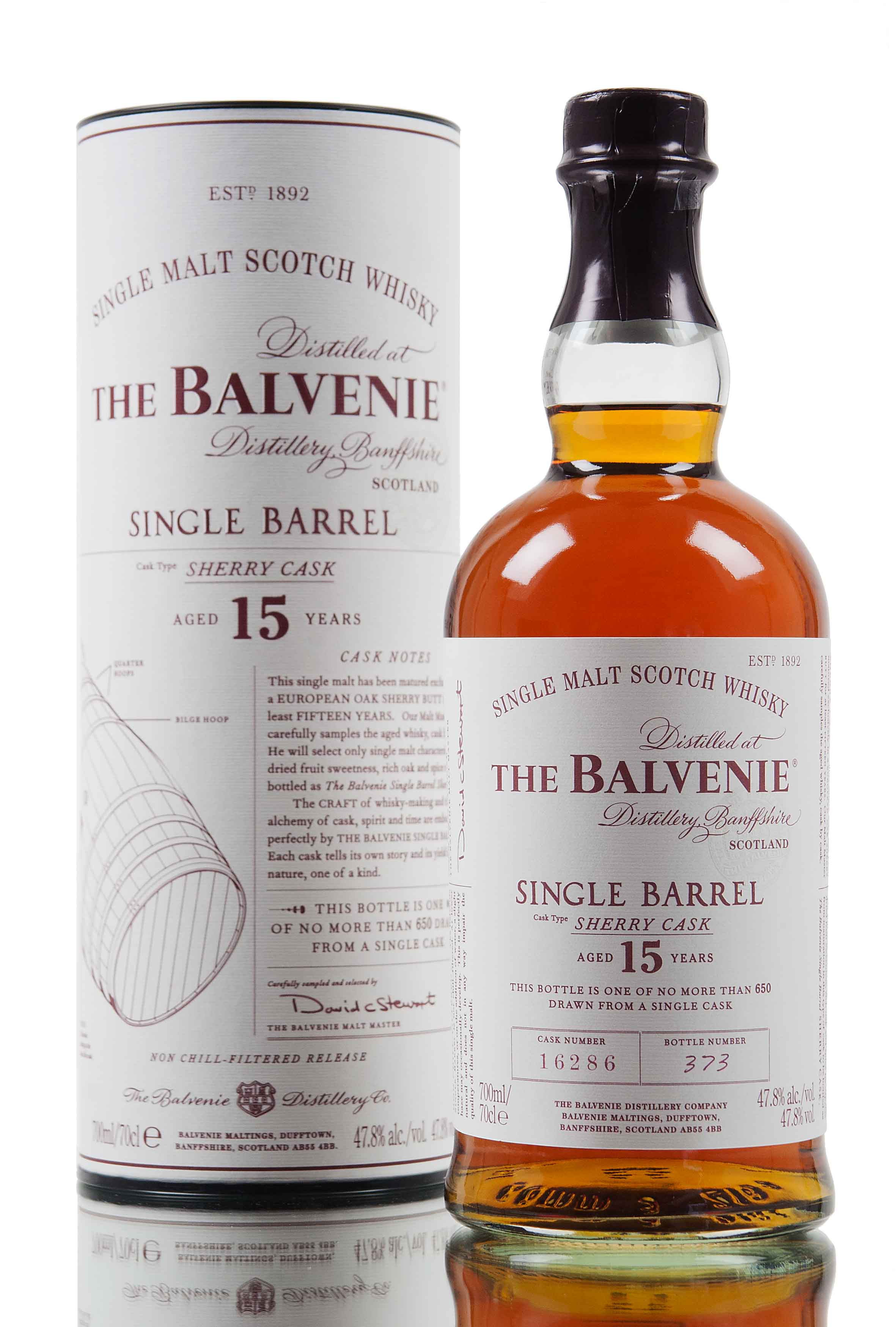 Balvenie Single Barrel / 15 Year Old / Cask 16286