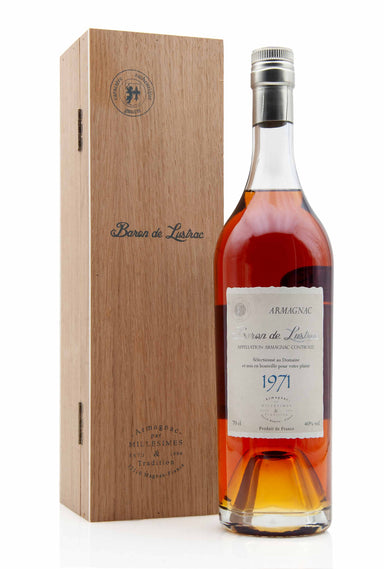 Baron de Lustrac 1971 Vintage Armagnac | Abbey Whisky Online
