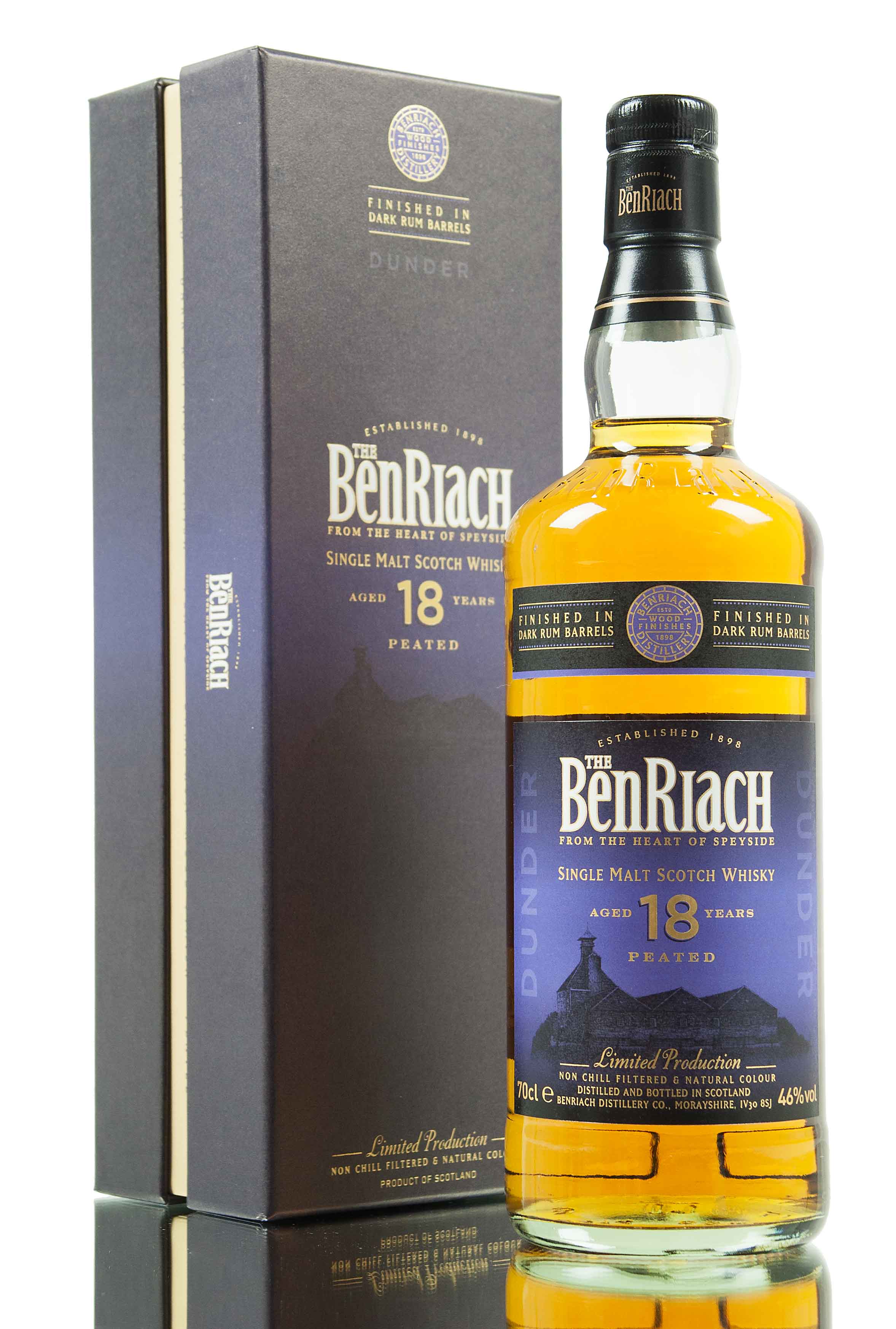 BenRiach Dunder - 18 Year Old / Dark Rum Barrels