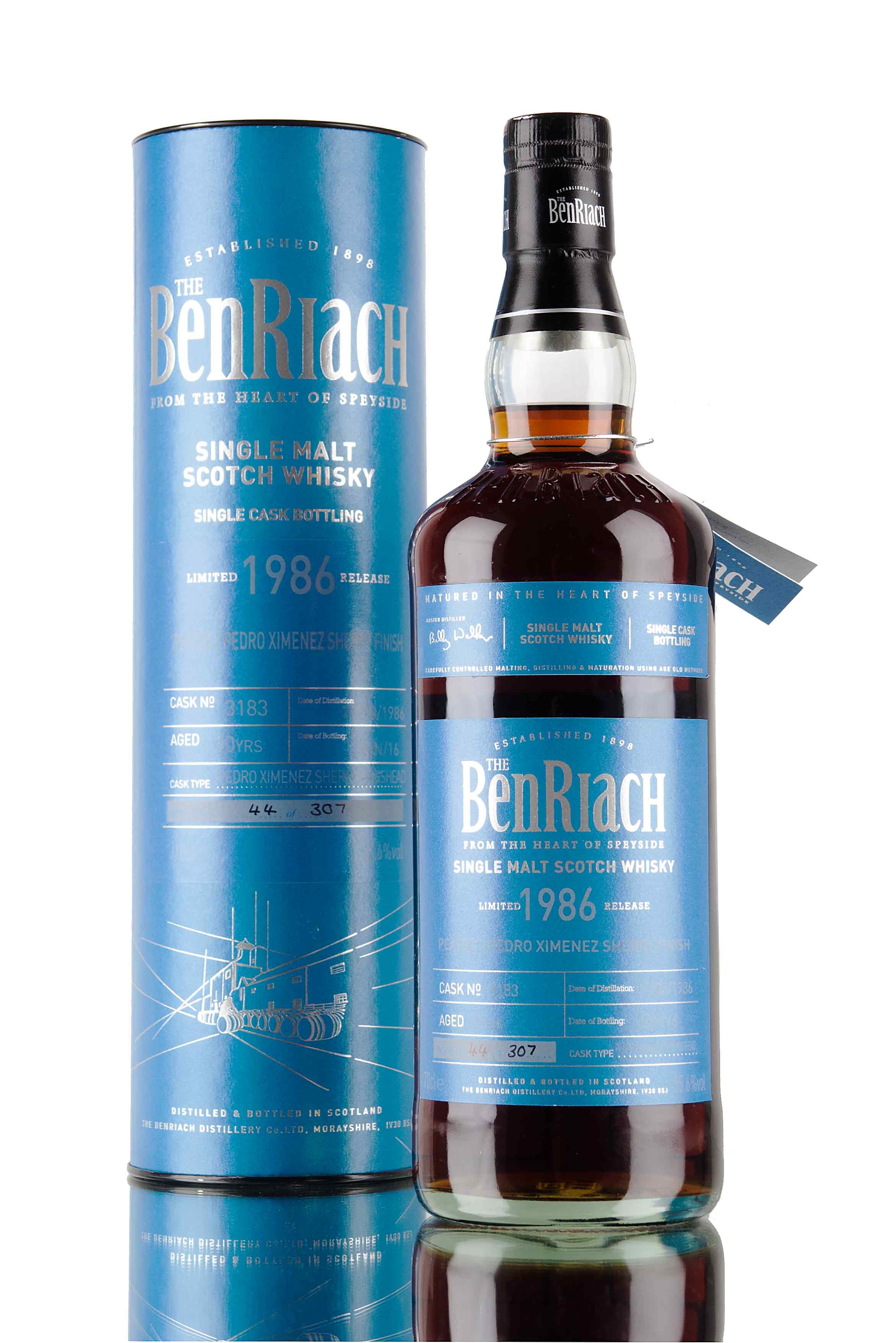 BenRiach 30 Year Old - 1986 / Single Cask 3183 / Batch 13