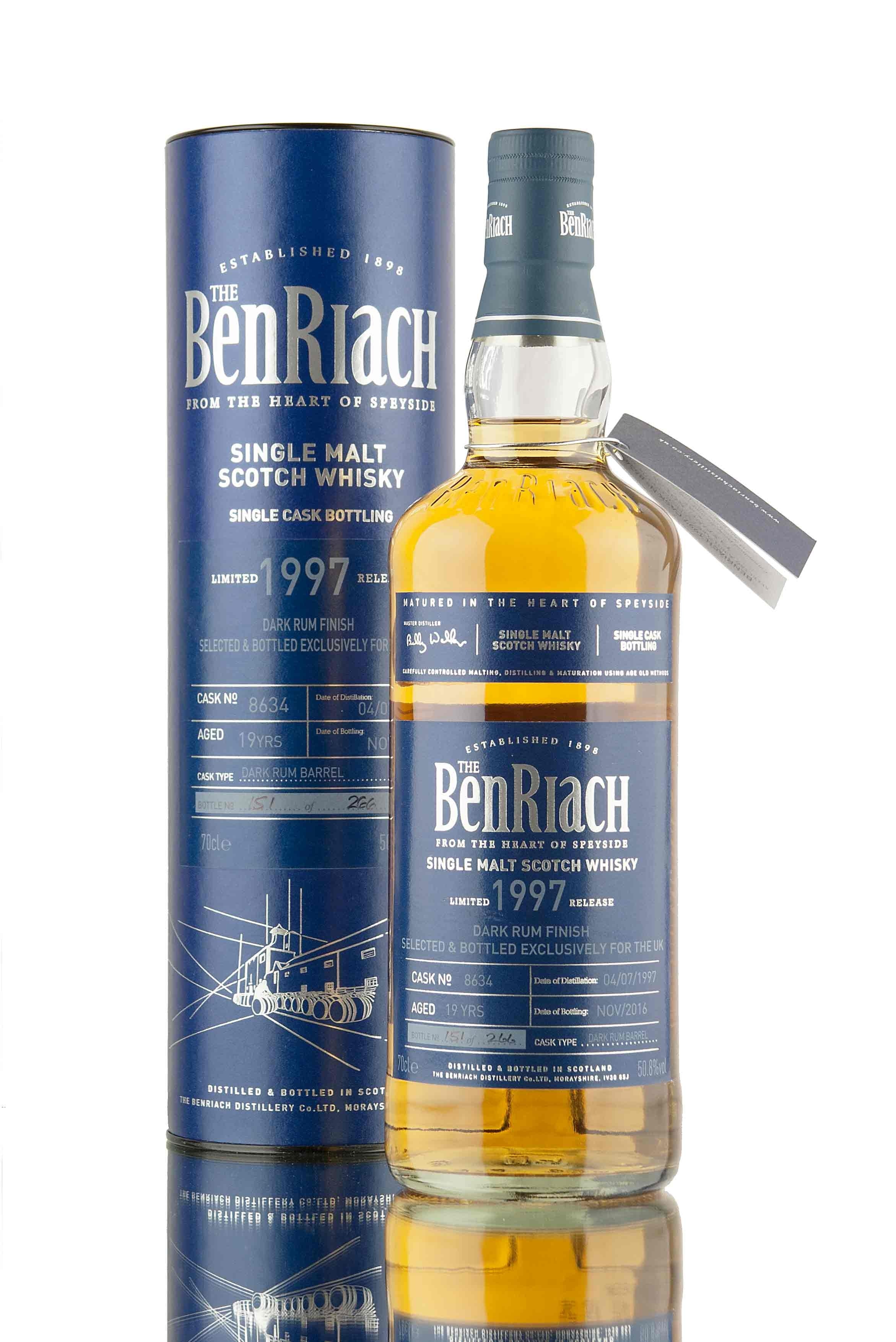 BenRiach 19 Year Old - 1997 | Cask 8634 | UK Exclusive