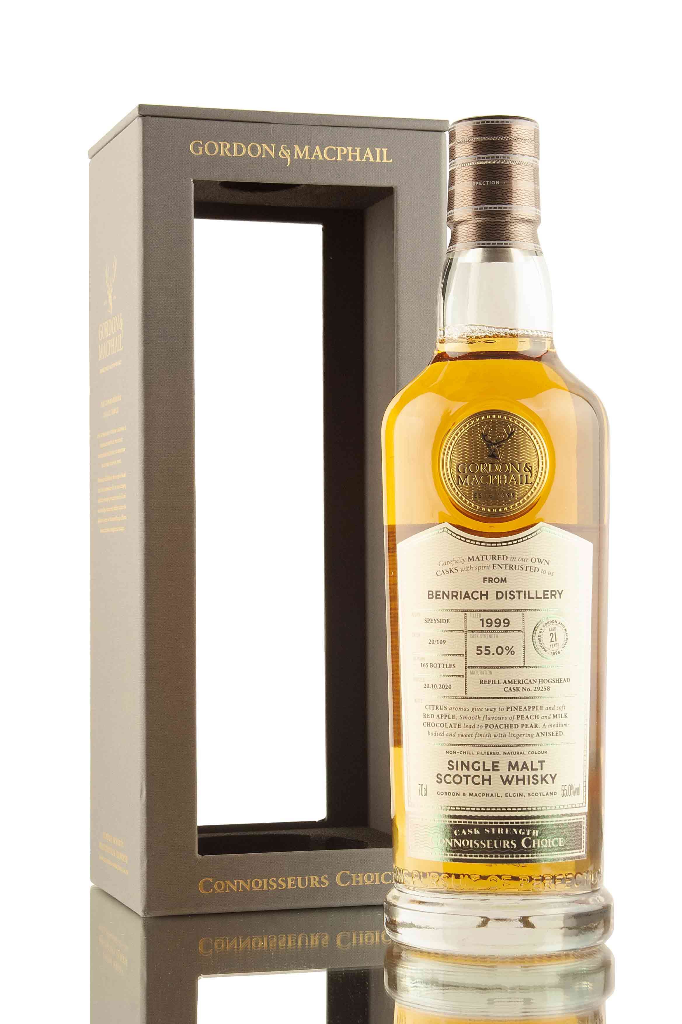 Benriach 21 Year Old - 1999 | Cask 29258 | Connoisseurs Choice | Abbey Whisky