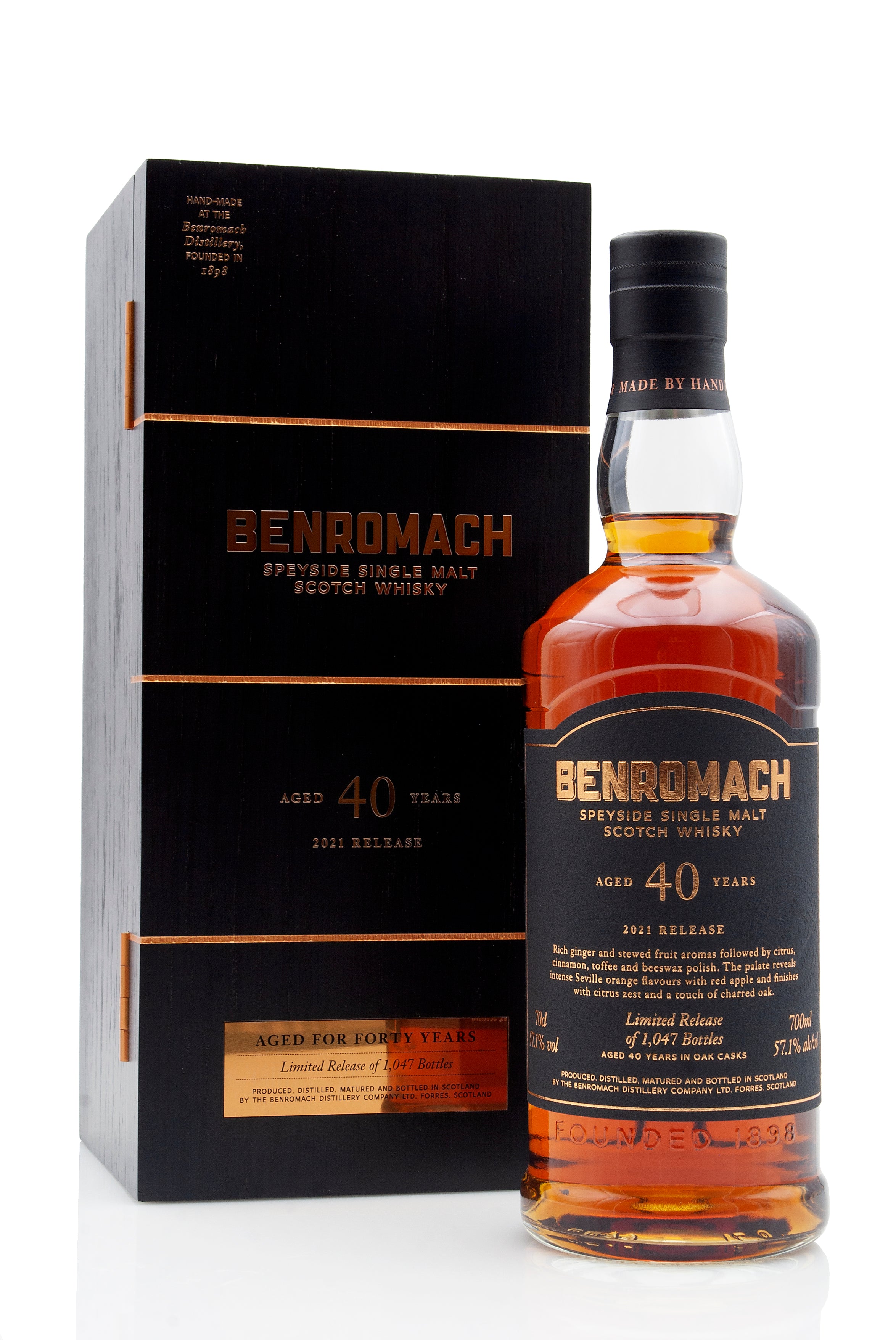 Benromach 40 Year Old 2021 Release | Speyside Whisky | Abbey Whisky Online