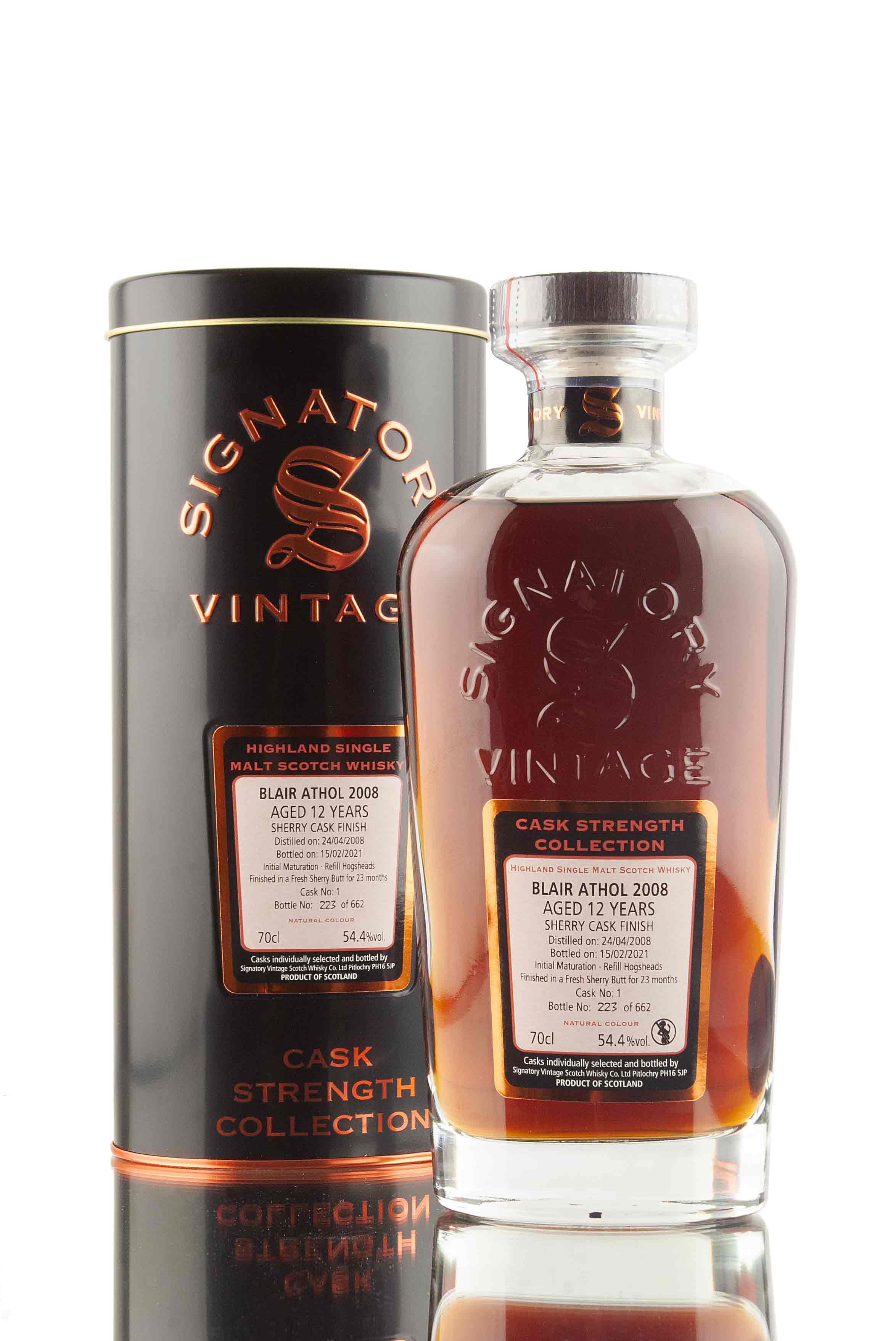 Blair Athol 12 Year Old - 2008 | Cask 1 | Cask Strength Collection - Signatory | Abbey Whisky