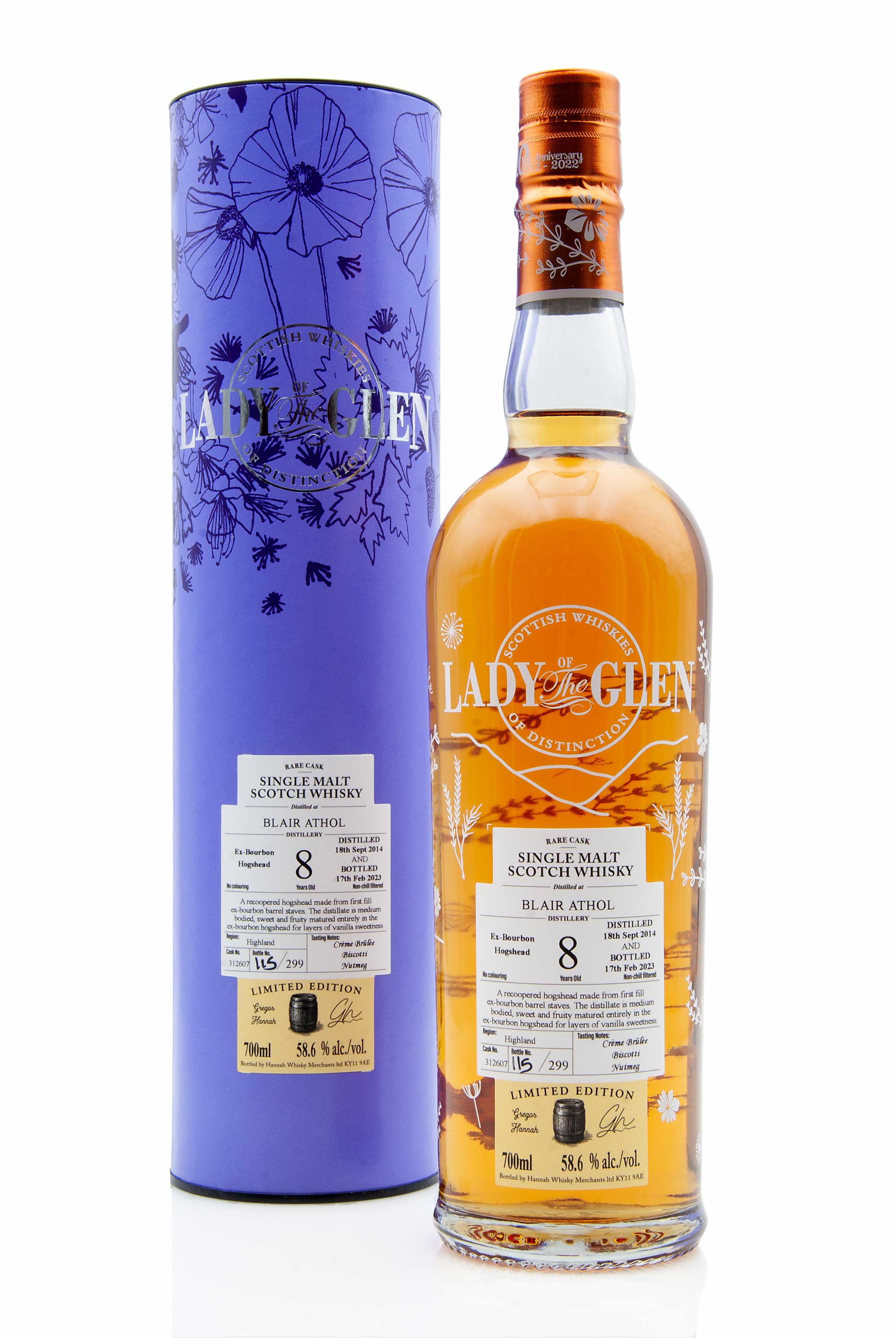 Blair Athol 8 Year Old - 2014 | Cask 312607 | Lady of the Glen | Abbey Whisky Online
