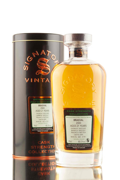 Braeval 21 Year Old - 2000 | Cask 6393 | Cask Strength Collection - Signatory | Abbey Whisky