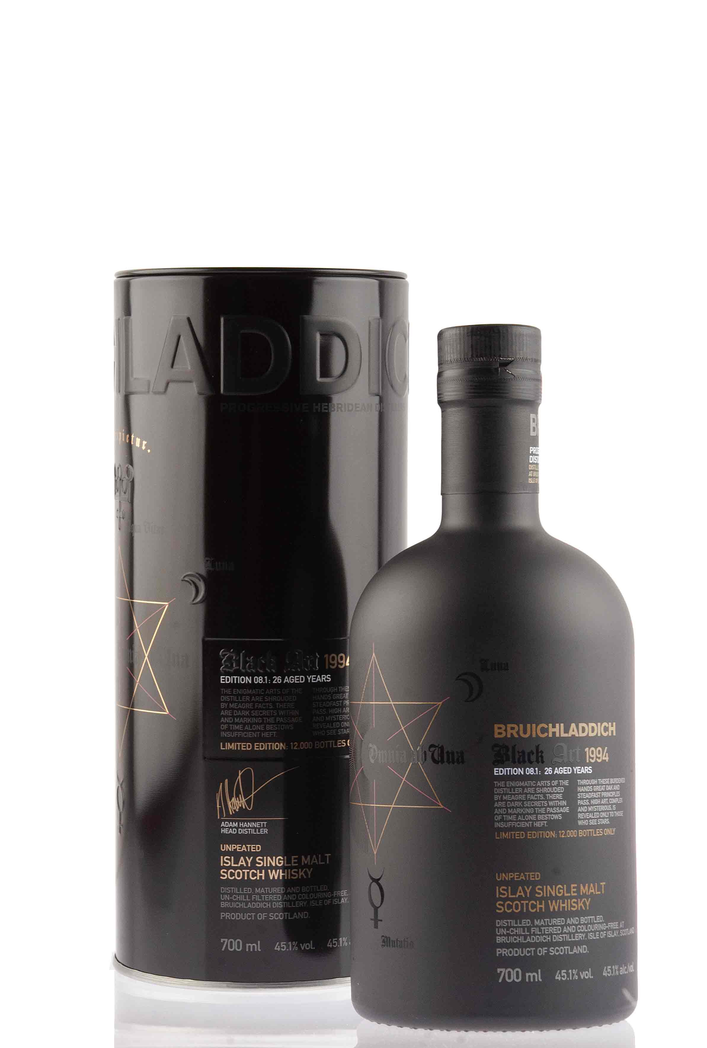 Bruichladdich Black Art -08.1 - 26 Year Old - 1994 | Abbey Whisky