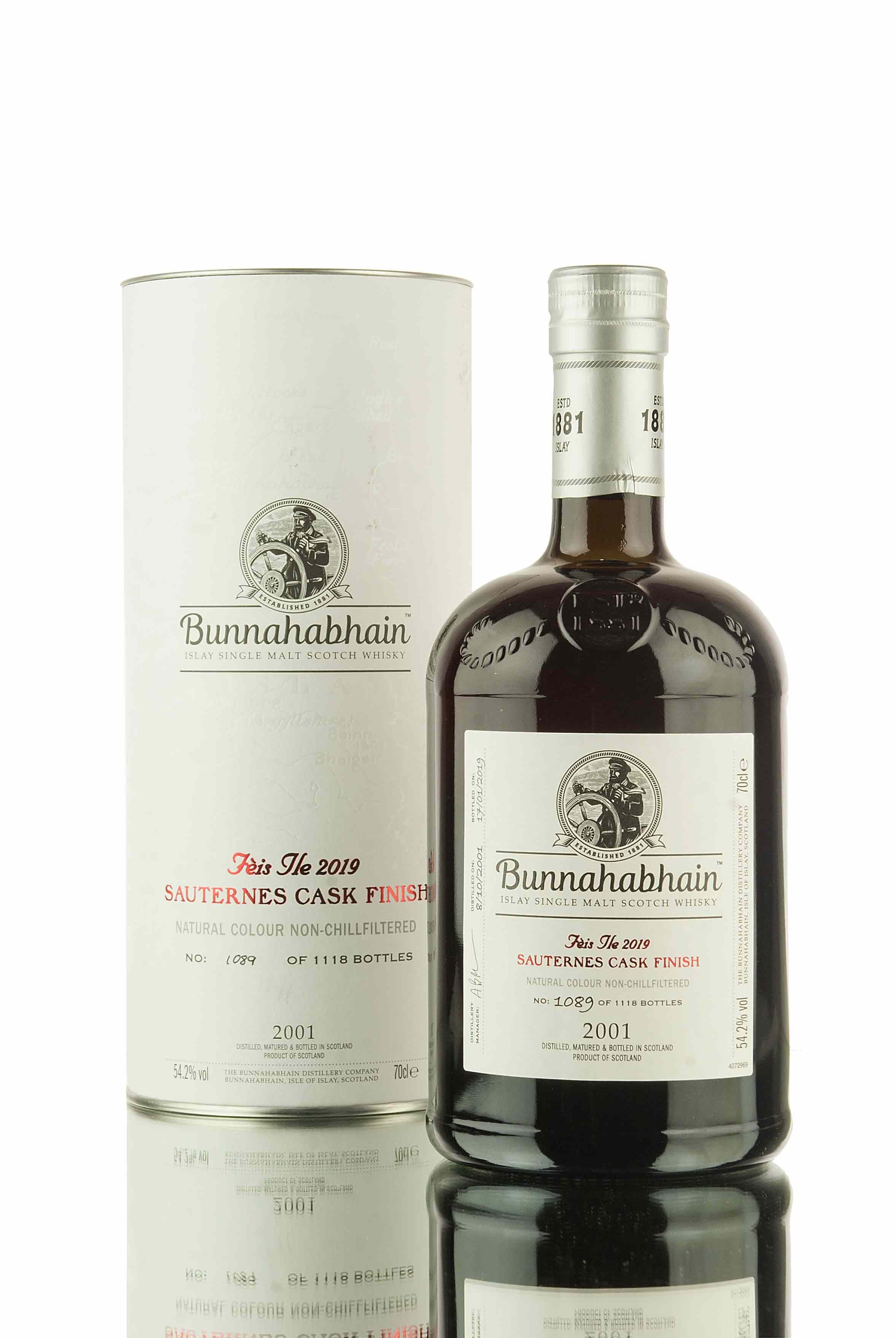 Bunnahabhain 17 Year Old - 2001 | Feis Ile 2019 (Sauternes)