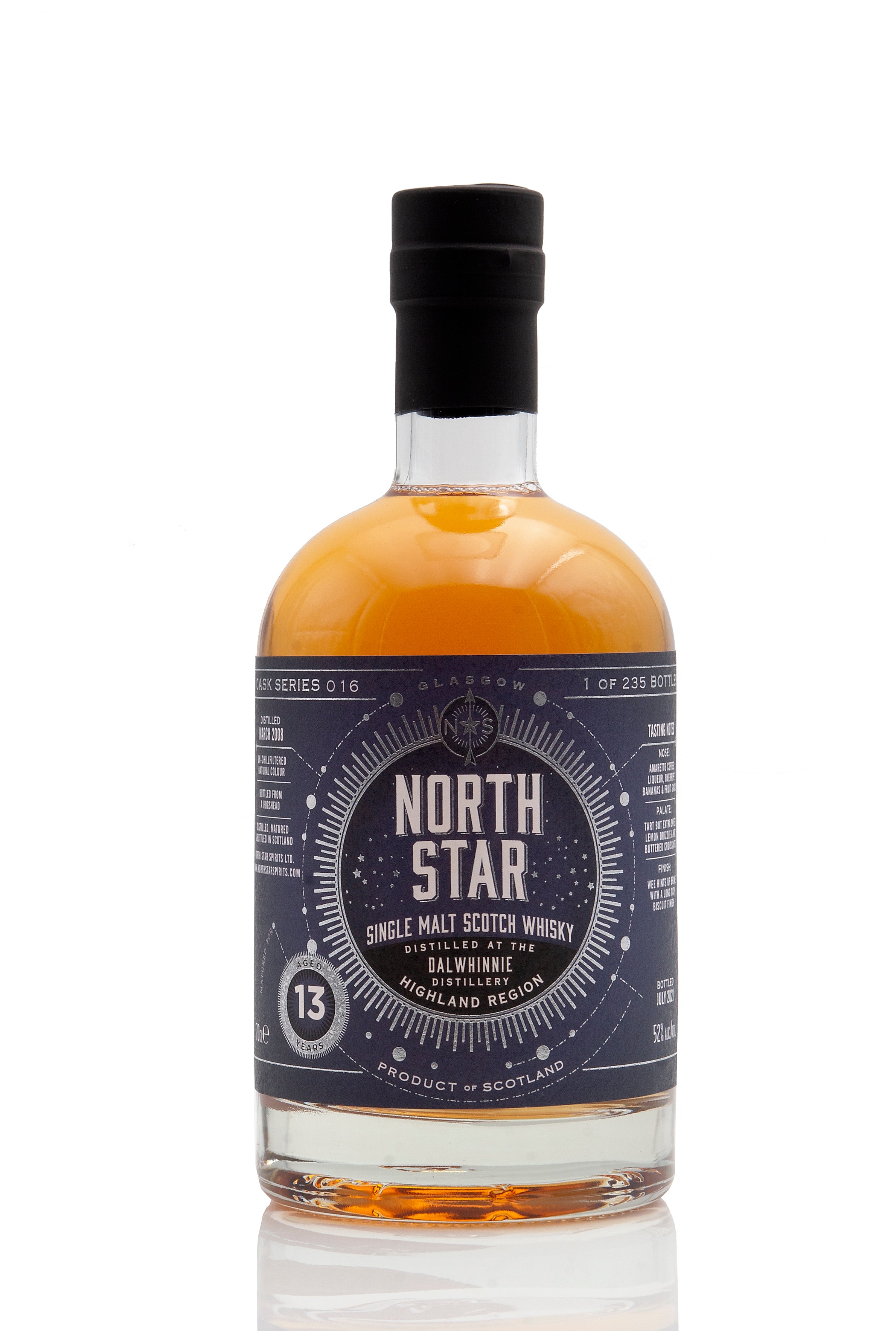 Dalwhinnie 13 Year Old - 2008 | North Star Spirits CS016 | Abbey Whisky
