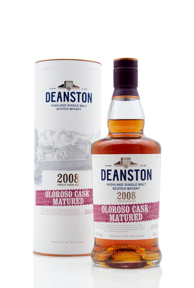 Deanston 12 Year Old - 2008 | Oloroso Cask Matured | Abbey Whisky Online